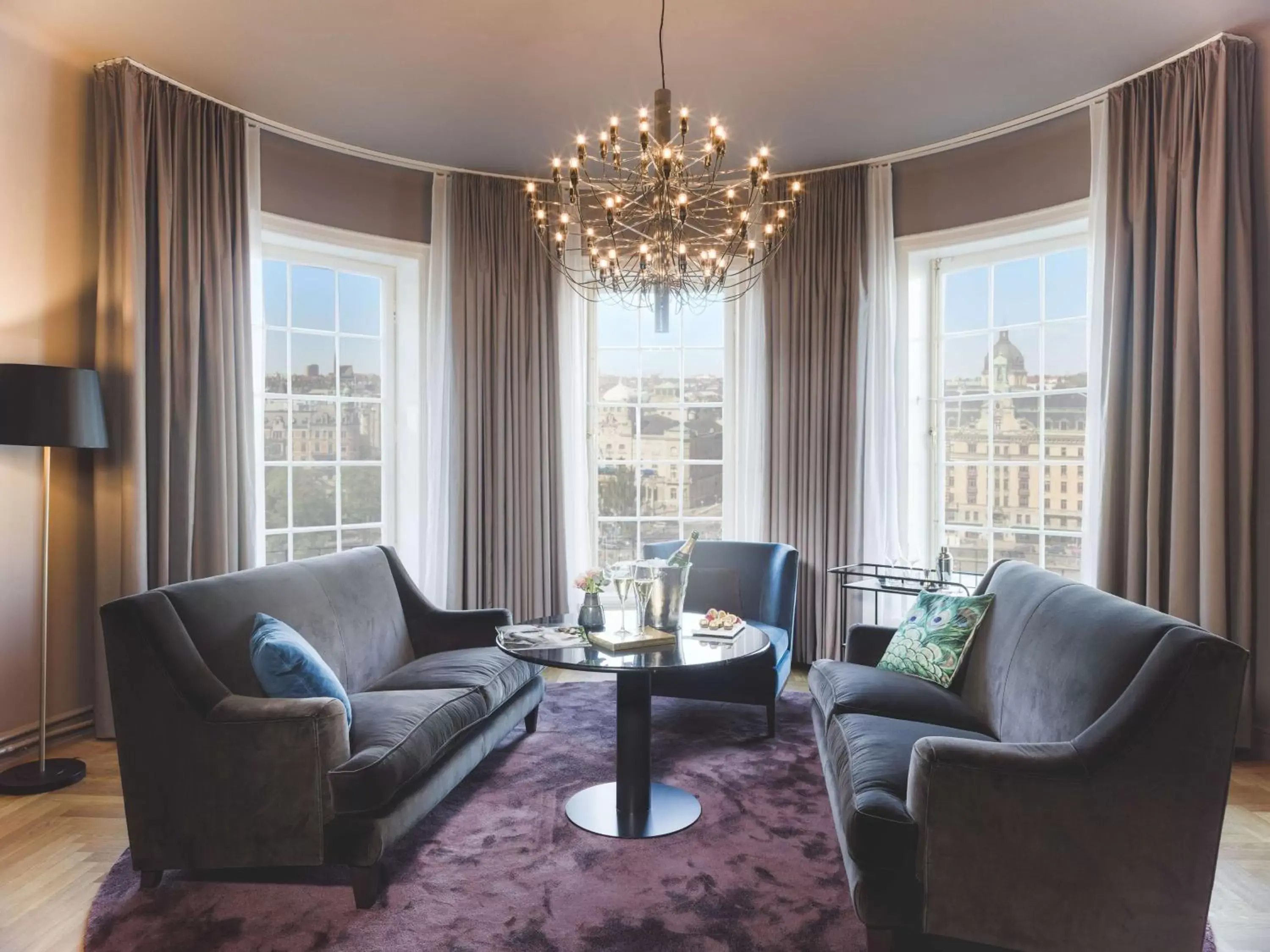 Living room, Seating Area in Radisson Collection, Strand Hotel, Stockholm