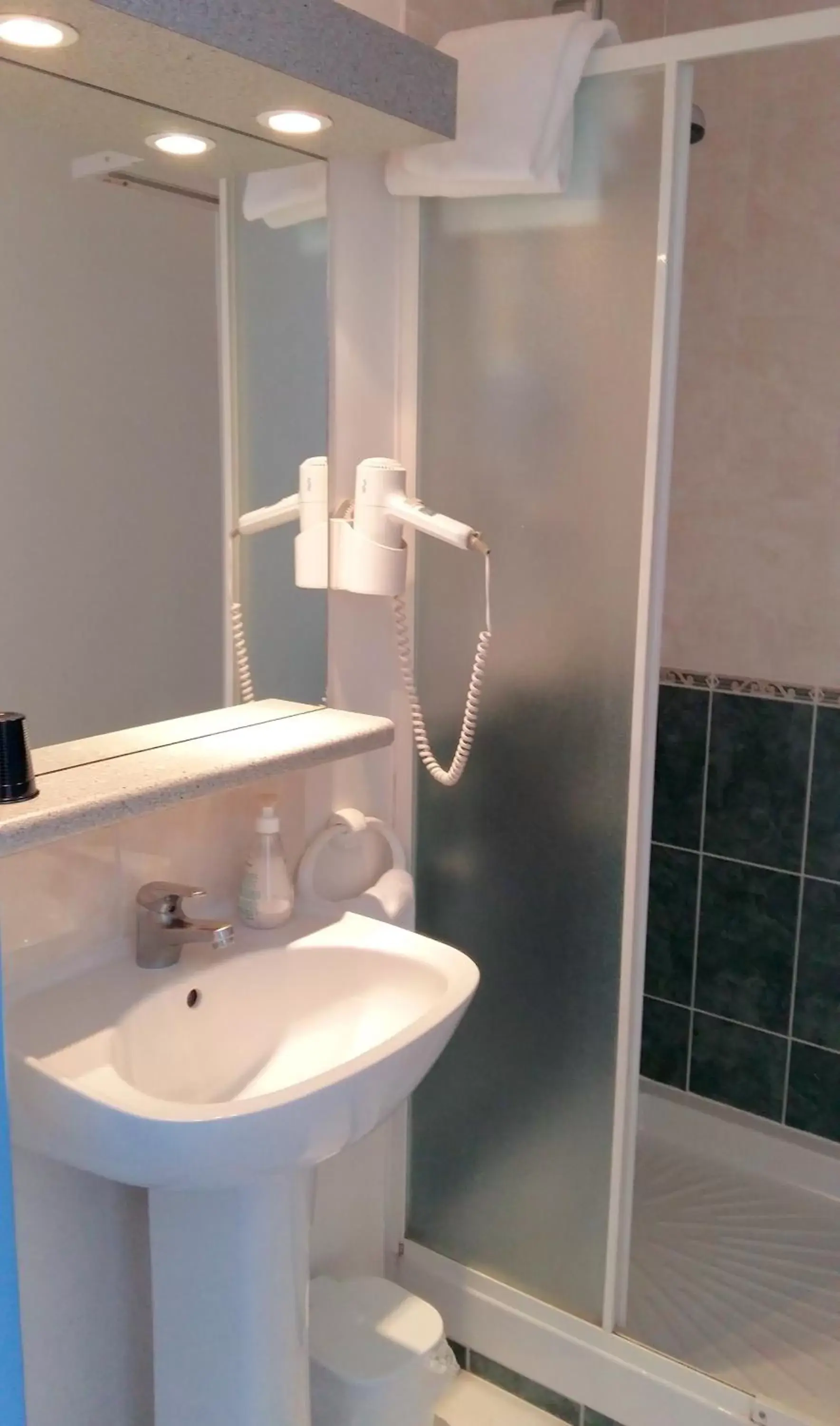 Shower, Bathroom in Hotel La Bosselle