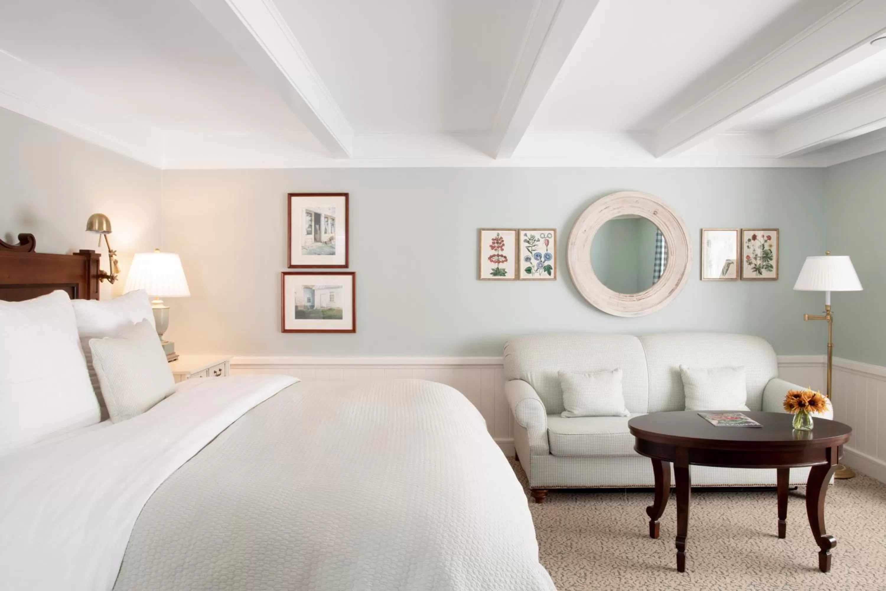 Bed in Woodstock Inn & Resort