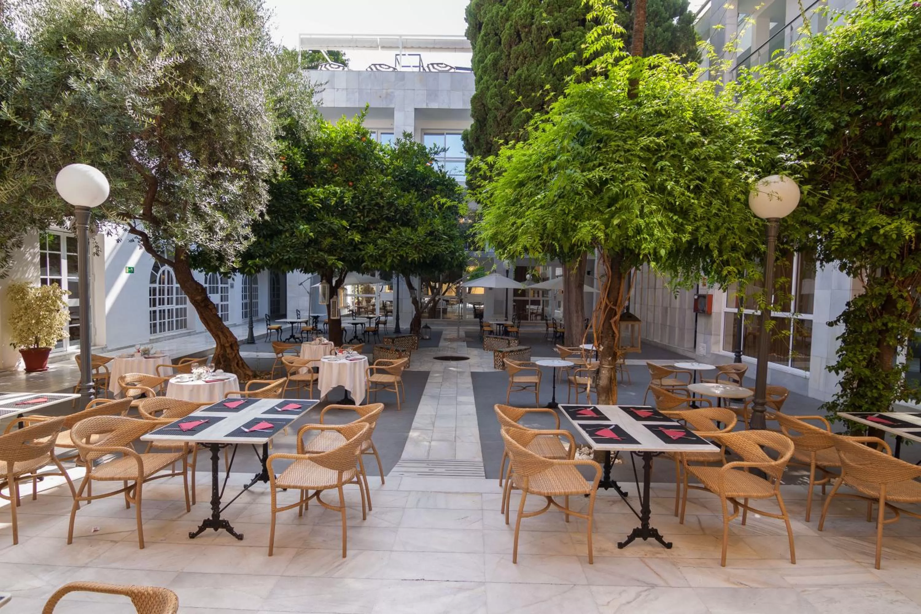 Patio in Hotel San Gil