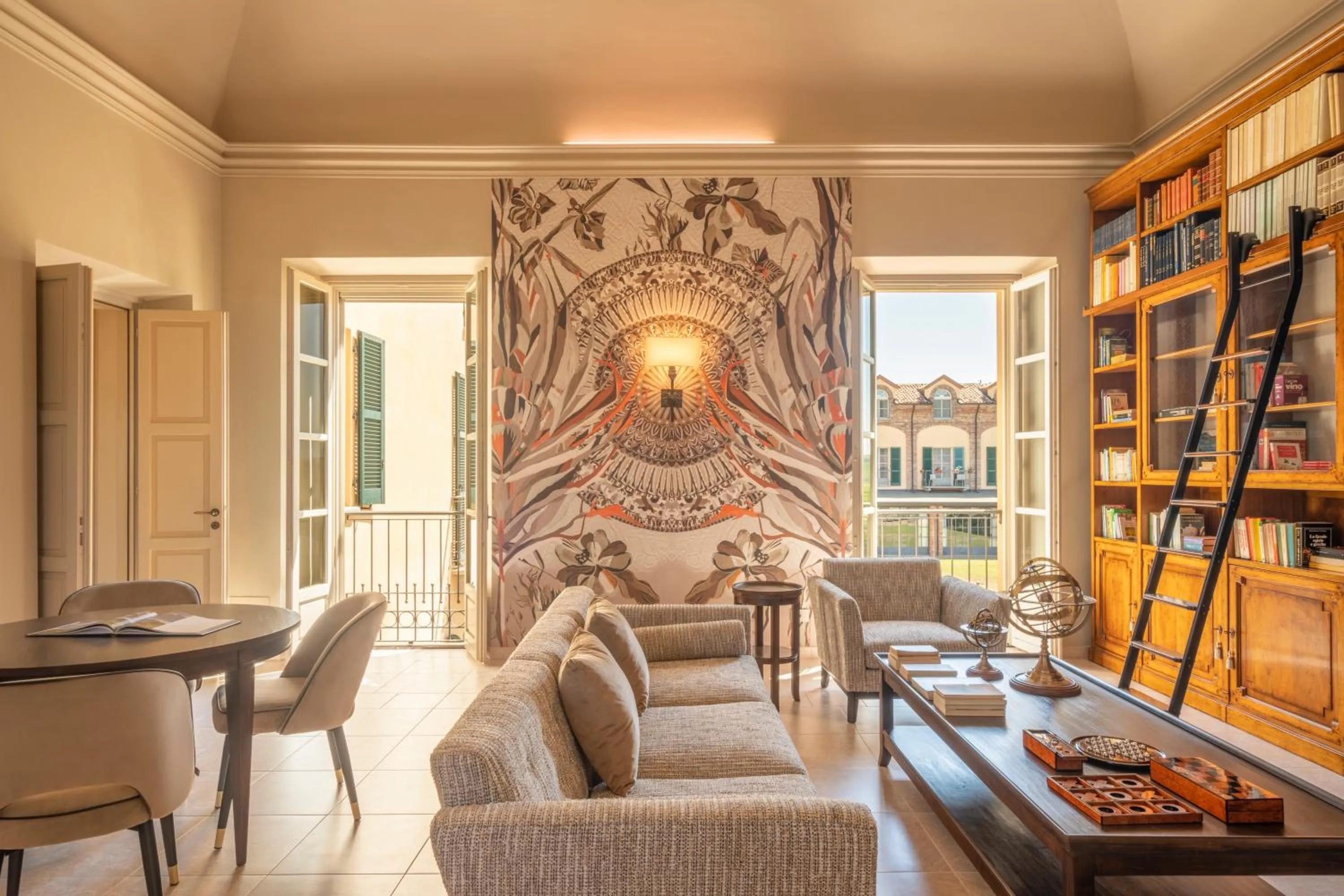 Library in Spinerola Hotel Restaurant e Spa Arborea