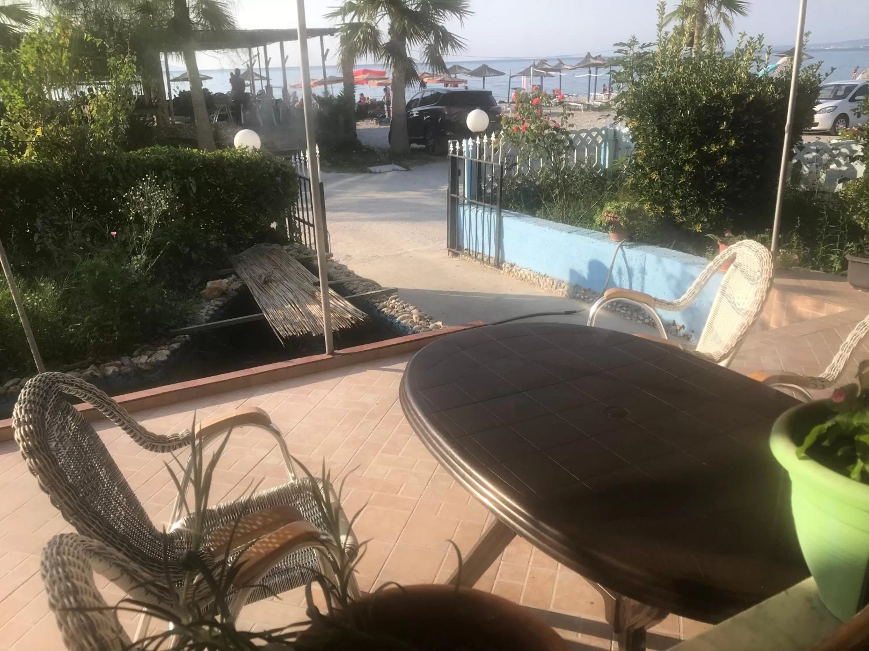 Patio in Hotel Alba-Gert