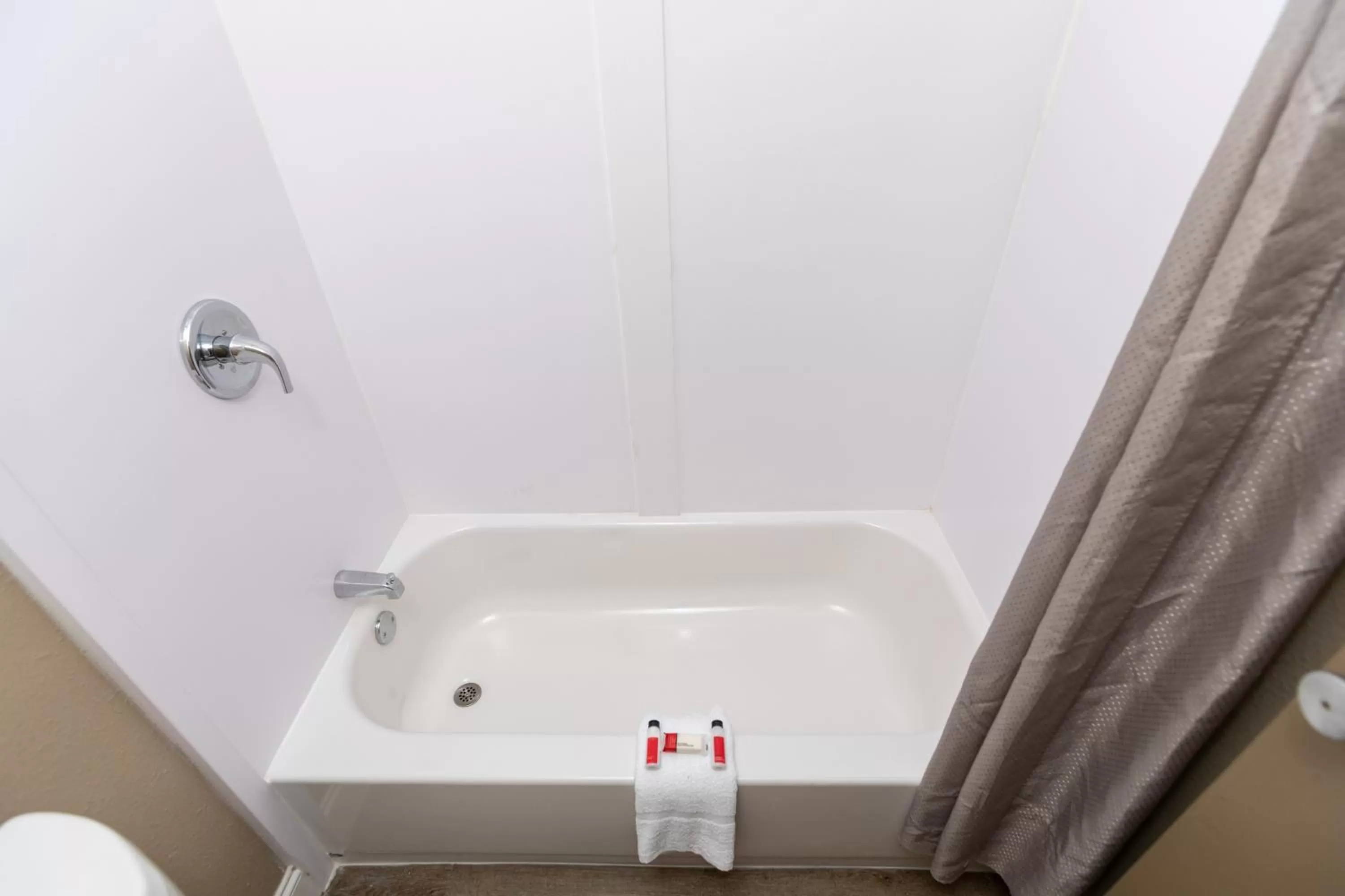 Bath in Super 8 by Wyndham Goldsboro