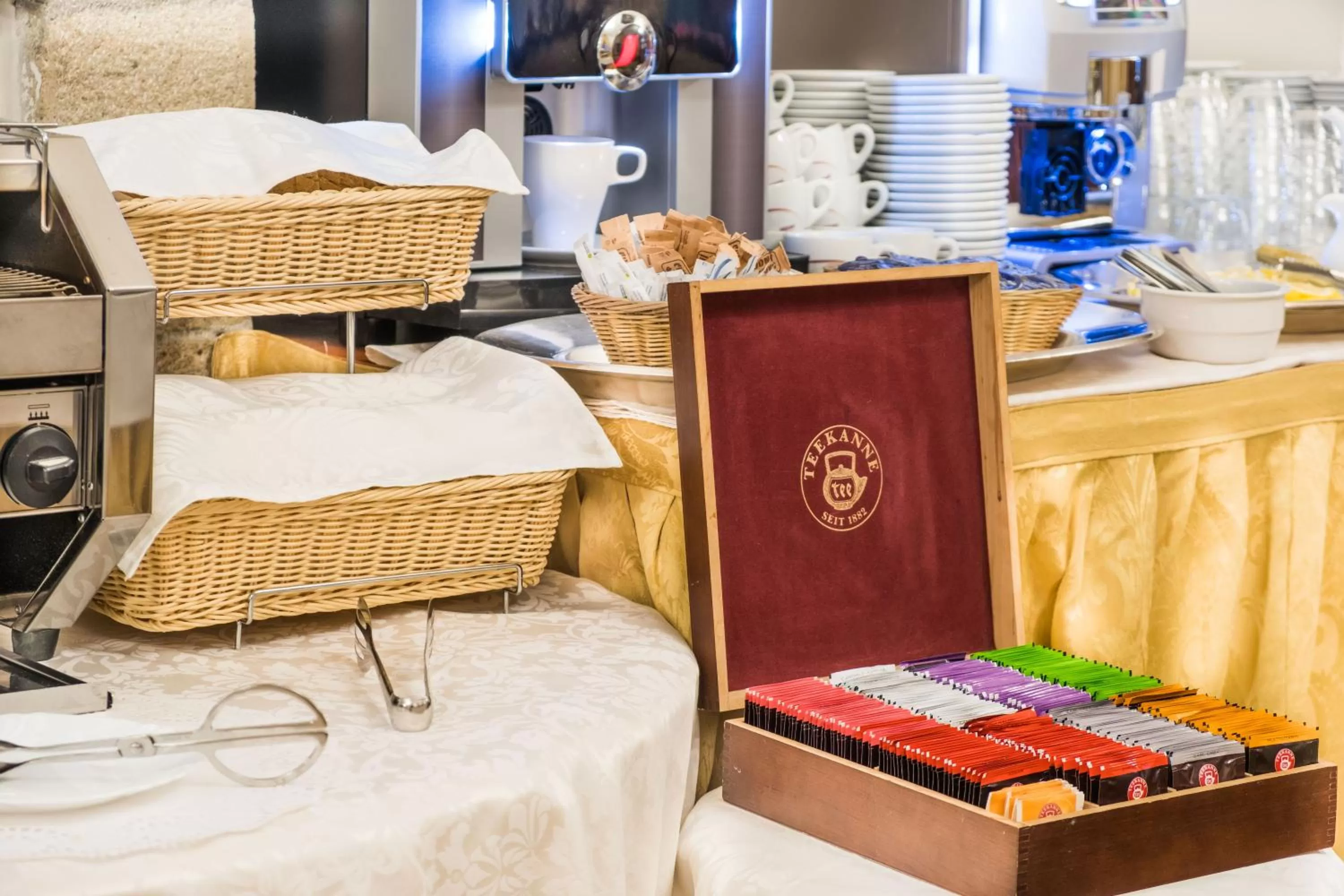 Buffet breakfast in Charles Bridge Palace