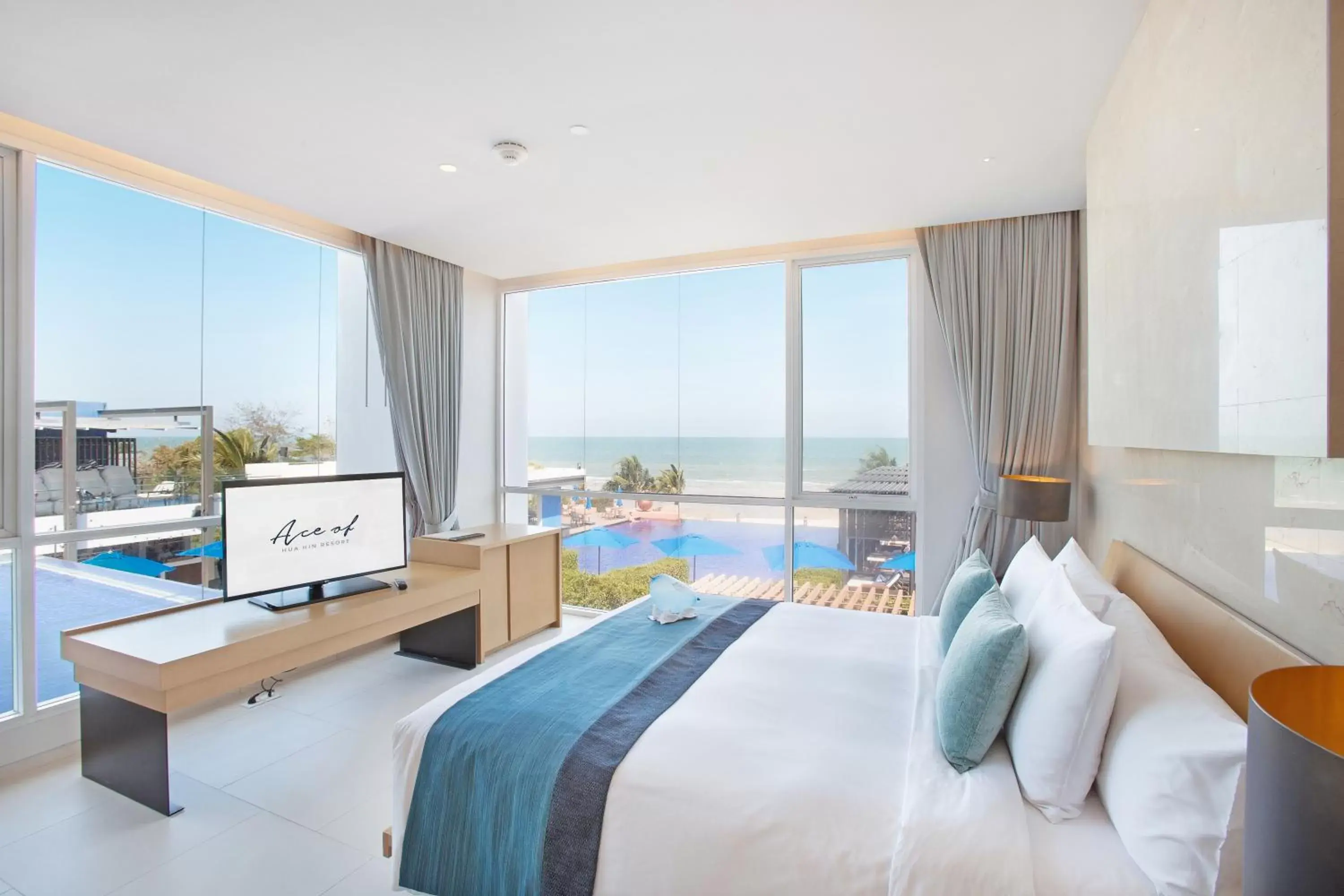 Sea view, Bed in Ace of Hua Hin Resort - SHA PLUS Sea view, Bed in Ace of Hua Hin Resort - SHA PLUS