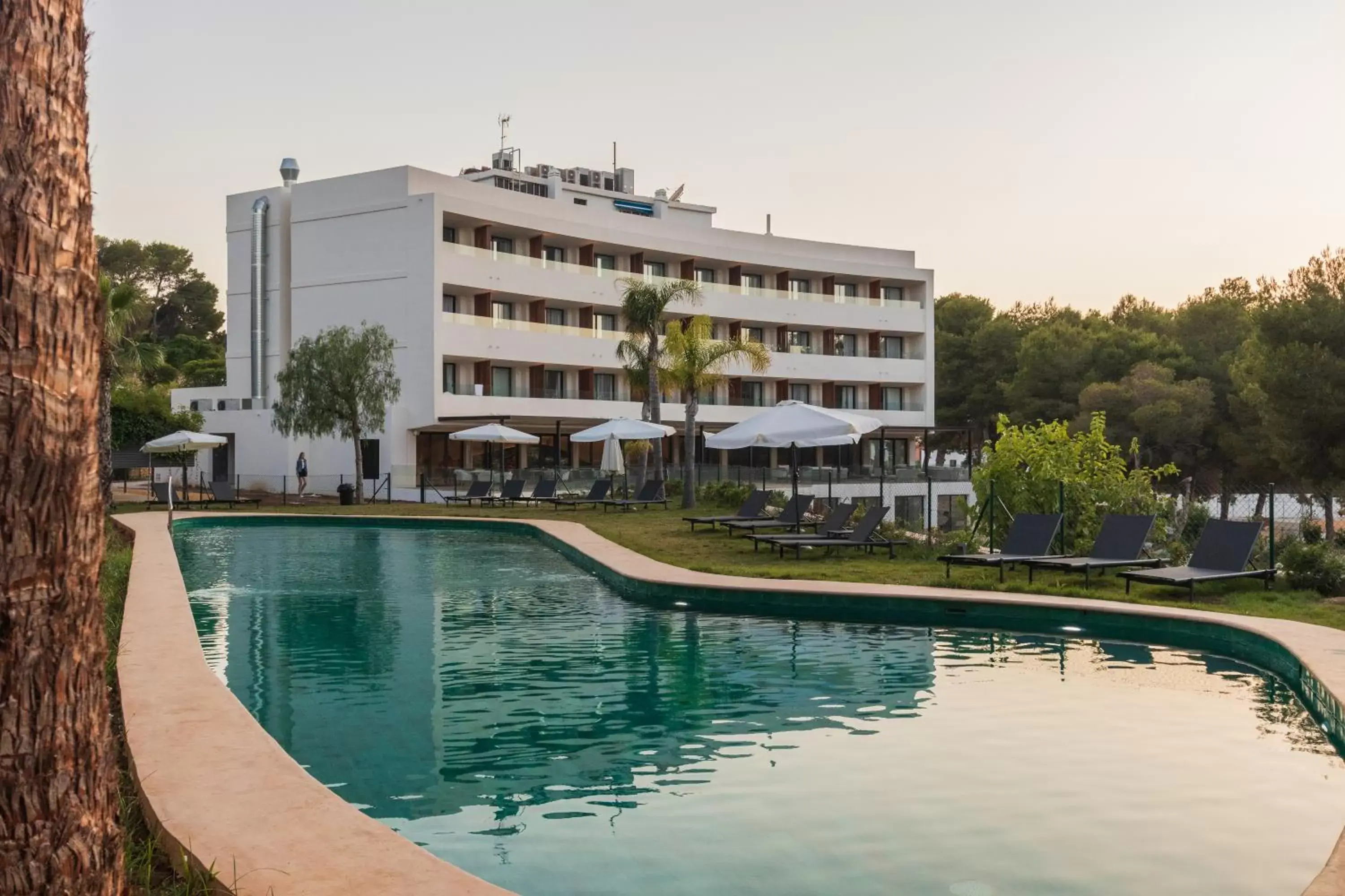 Facade/entrance, Swimming Pool in Hotel Serawa Moraira