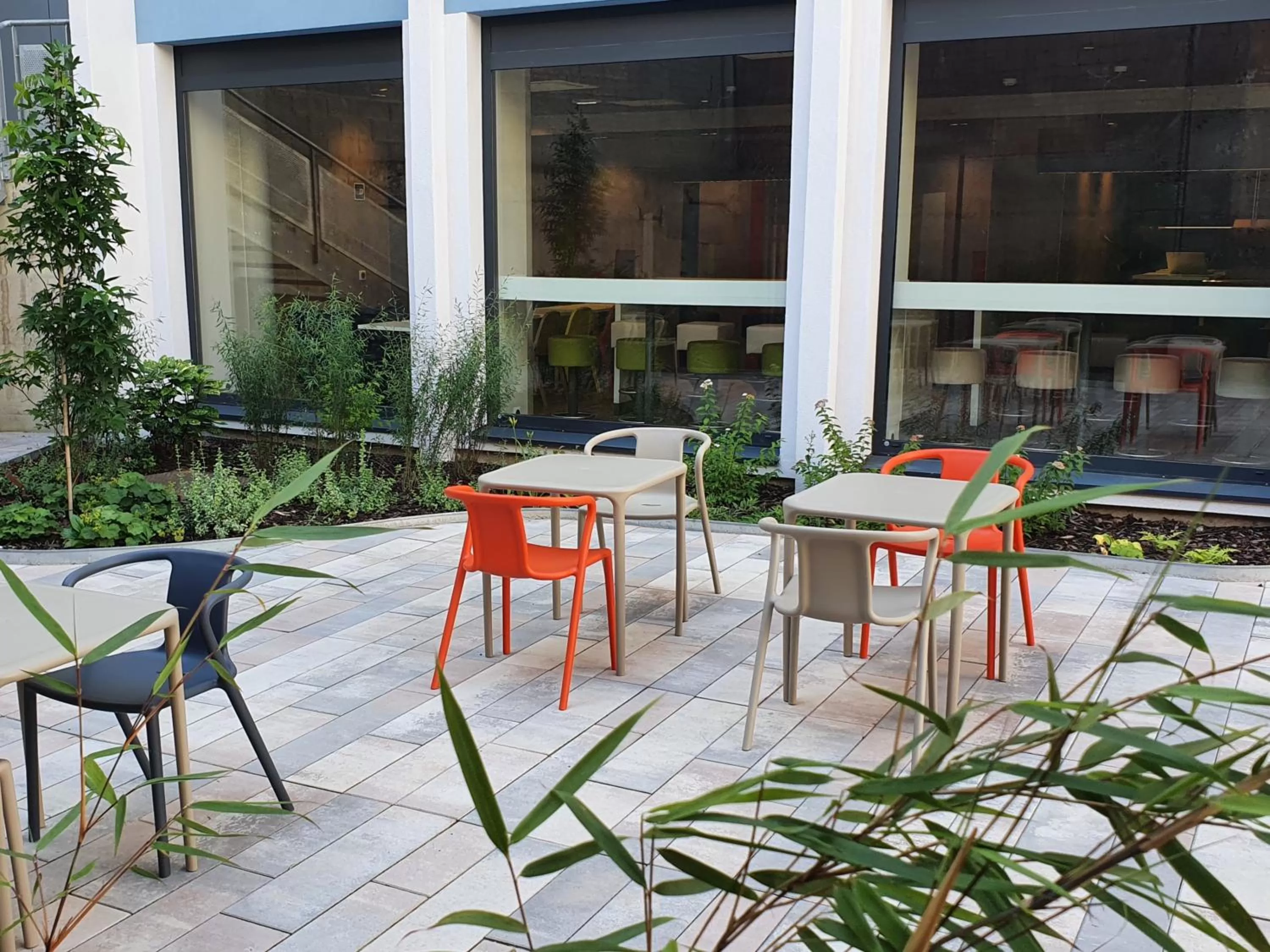 Patio in Ibis Budget Strasbourg Centre Republique