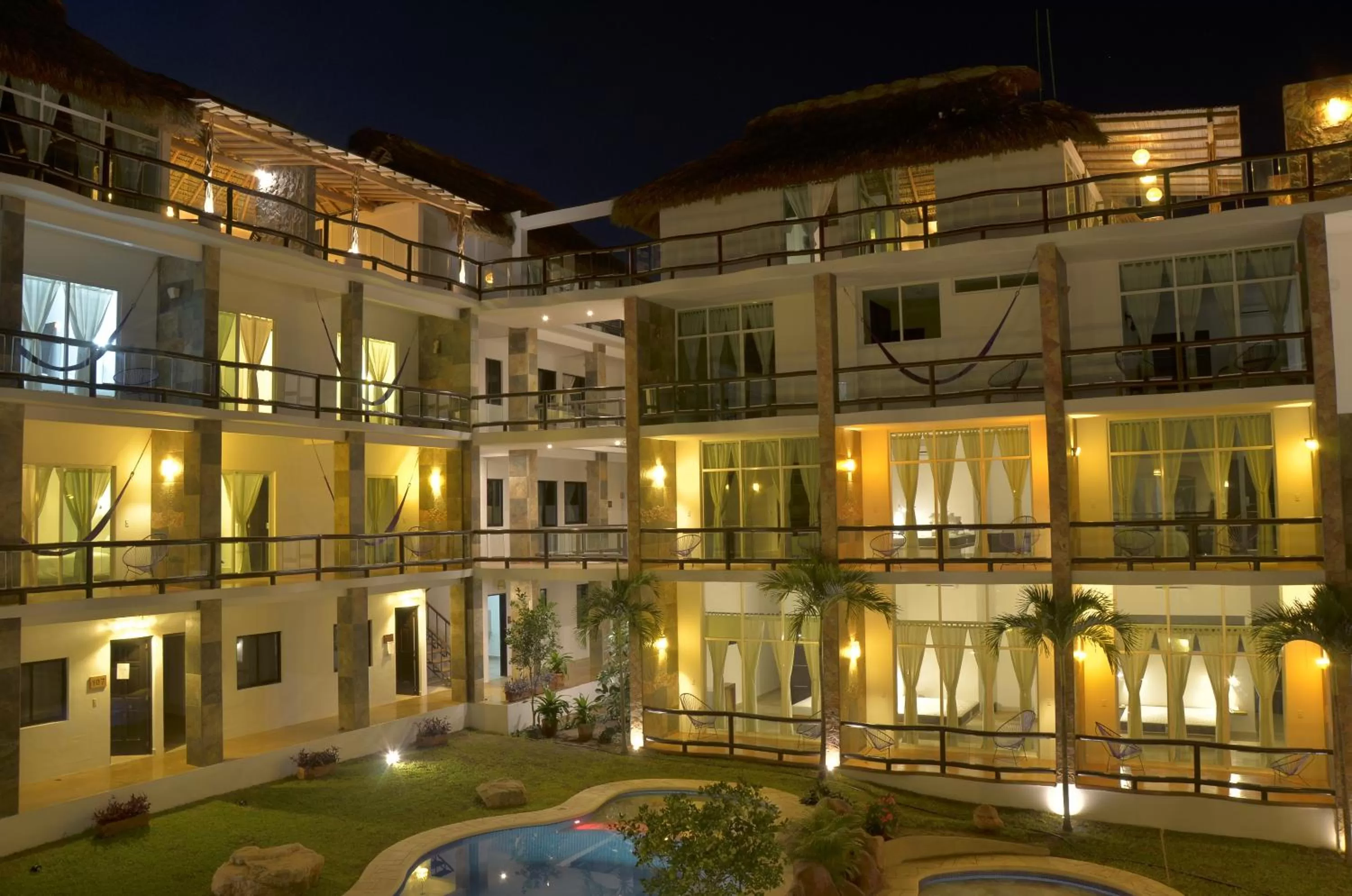 Patio in Hotel Rockaway