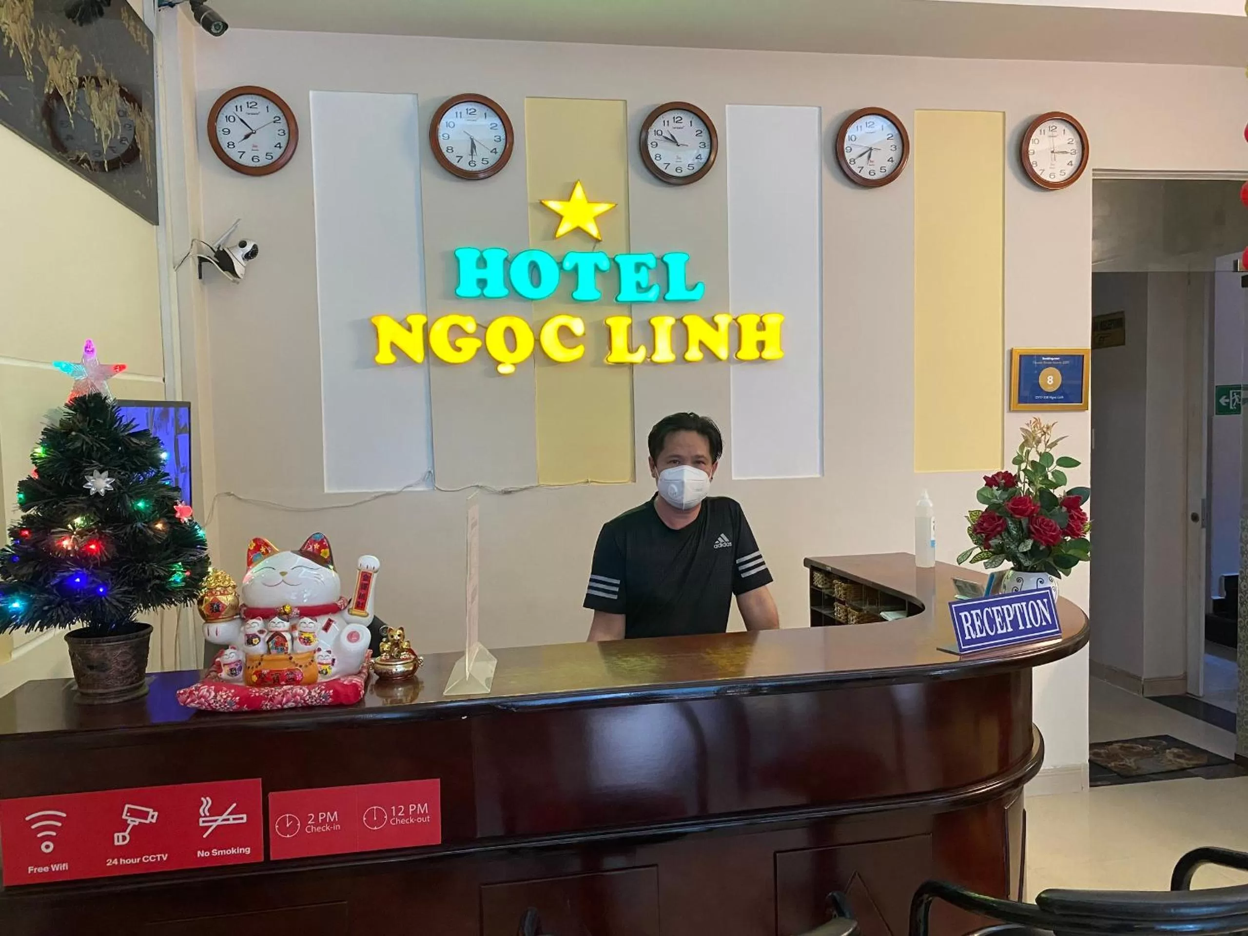 Lobby or reception in Ngoc Linh Hotel