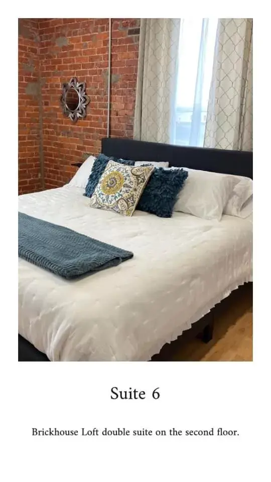 Bed in Brickhouse Loft - a boutique hotel