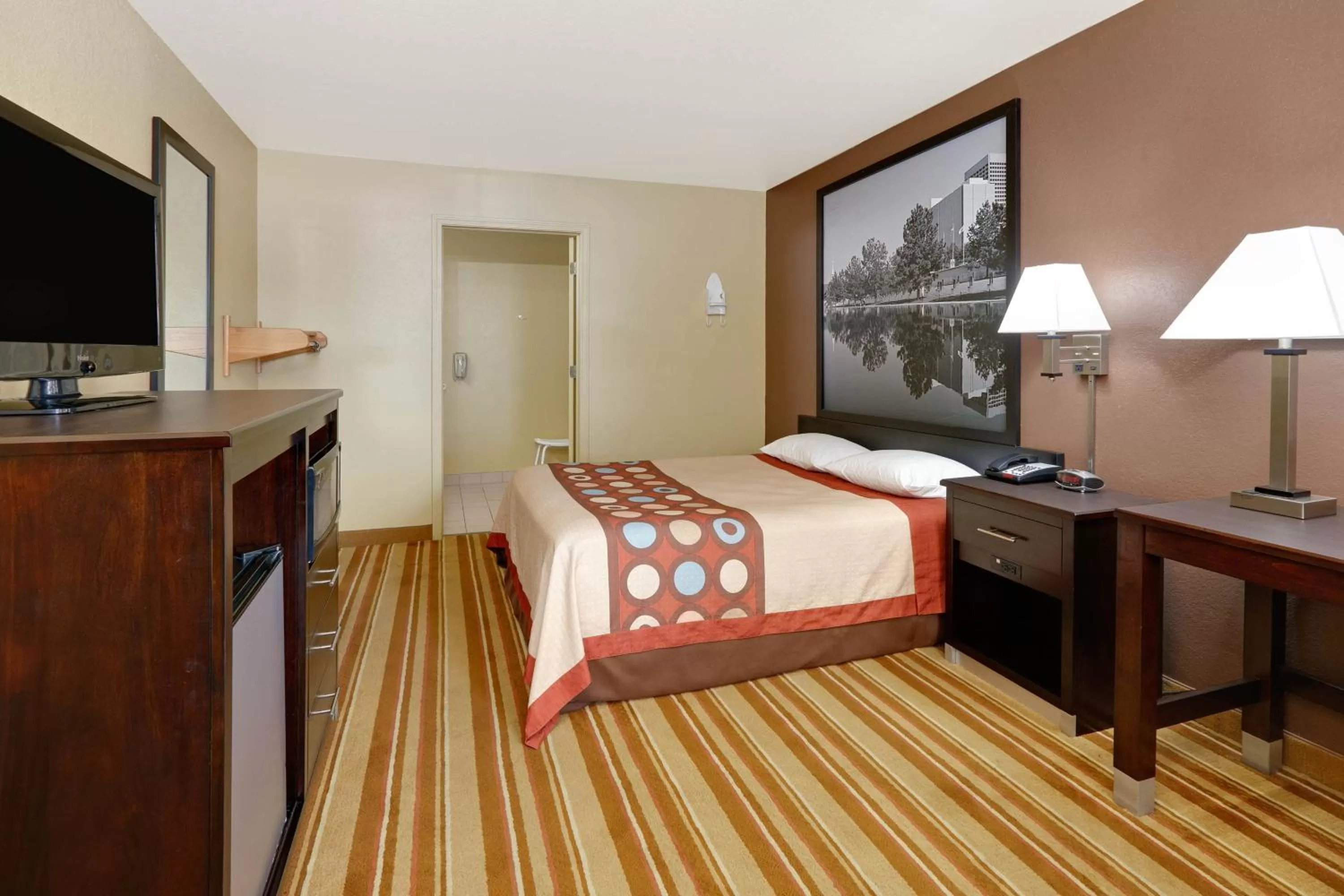 TV and multimedia, Bed in Super 8 by Wyndham Big Cabin/Vinita Area