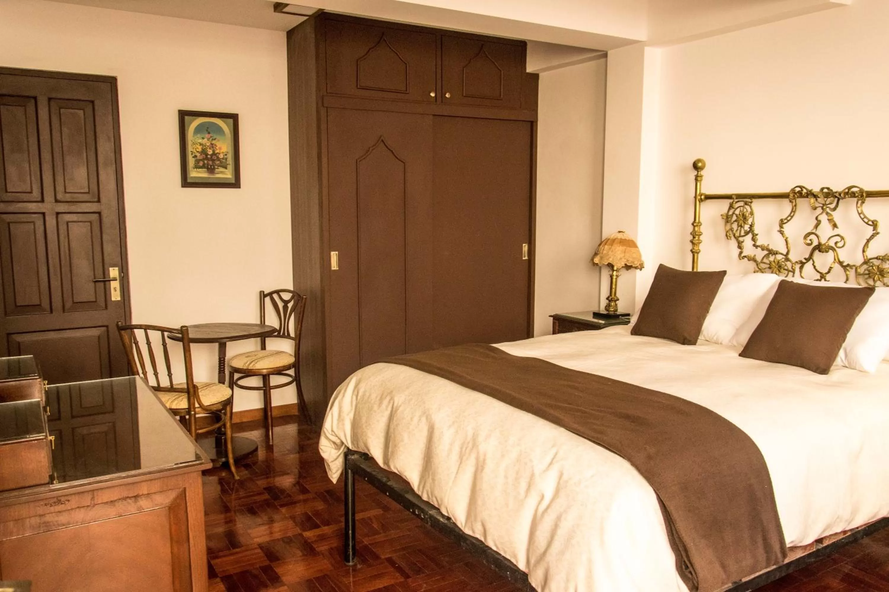 Bed in El Jardin De Su Merced B&B