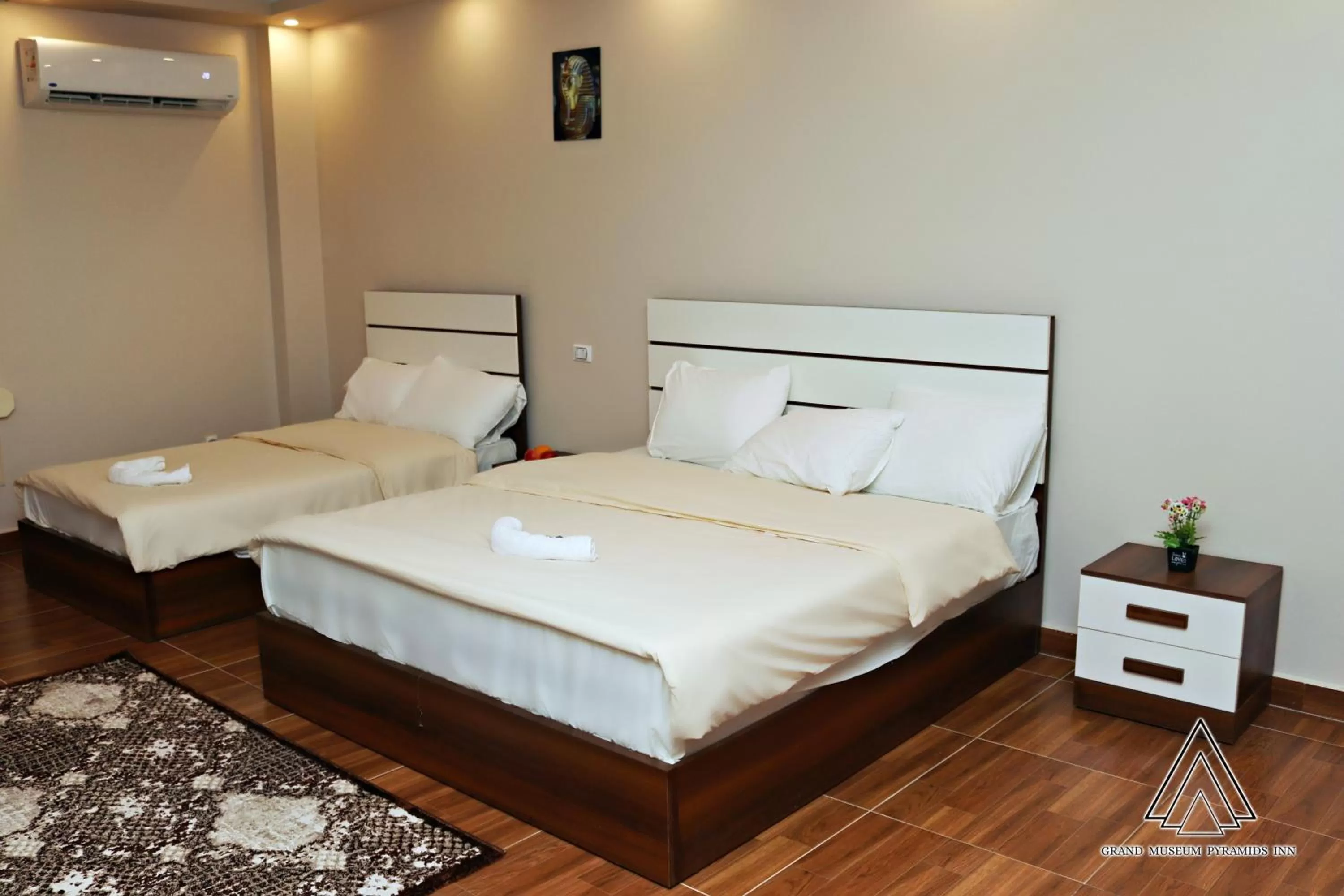 Bed in Grand Museum Pyramids Inn