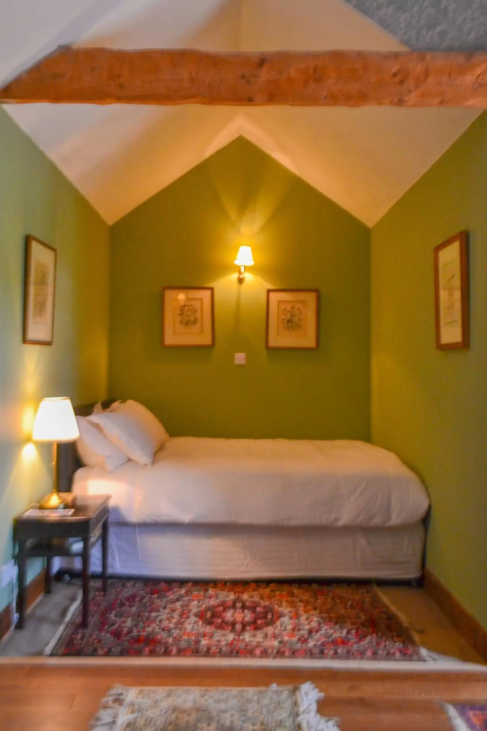 Bed in The Lady Maxwell Room at Buittle Castle