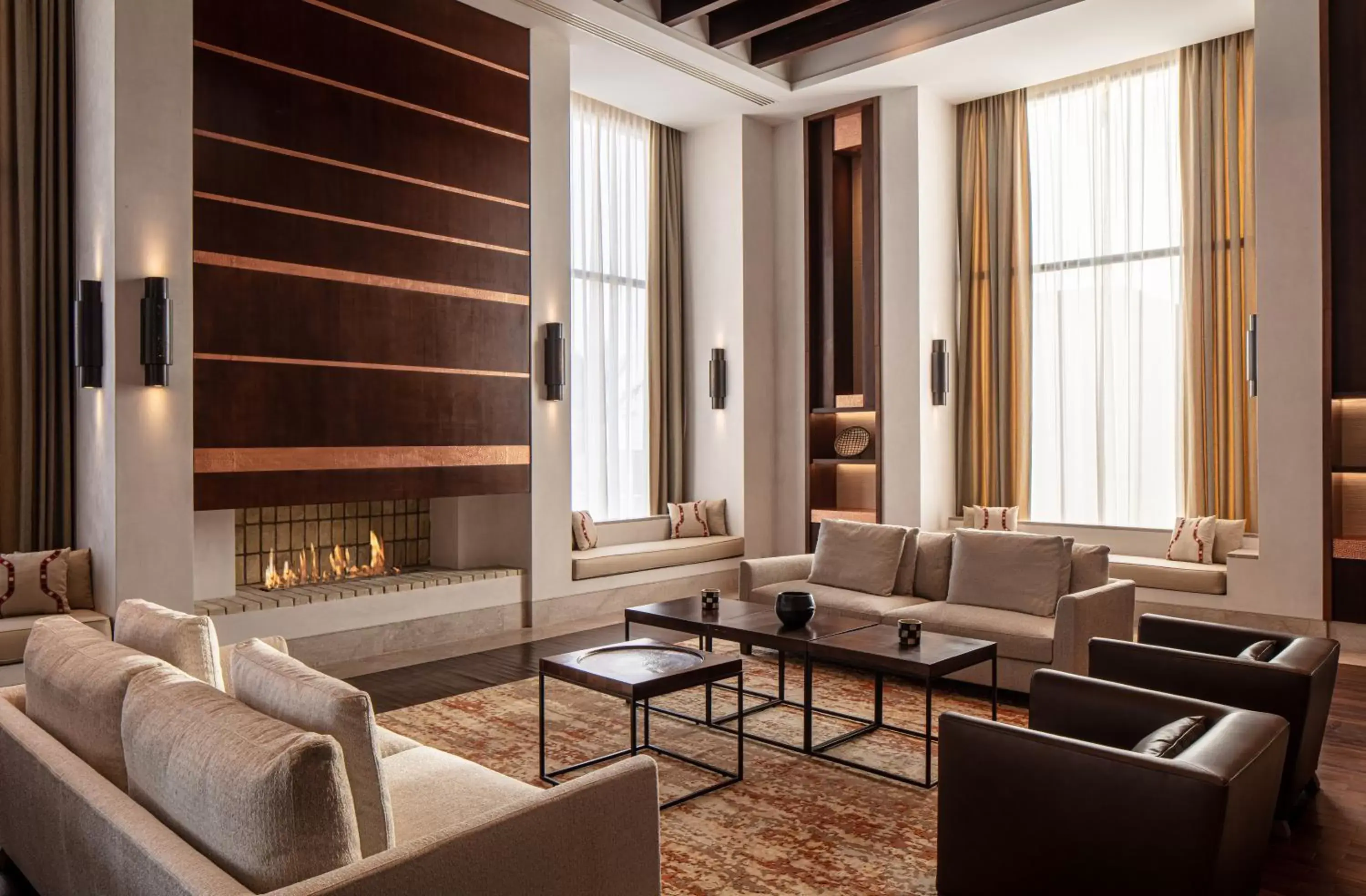 Living room in Anantara Sahara-Tozeur Resort & Villas Living room in Anantara Sahara-Tozeur Resort & Villas