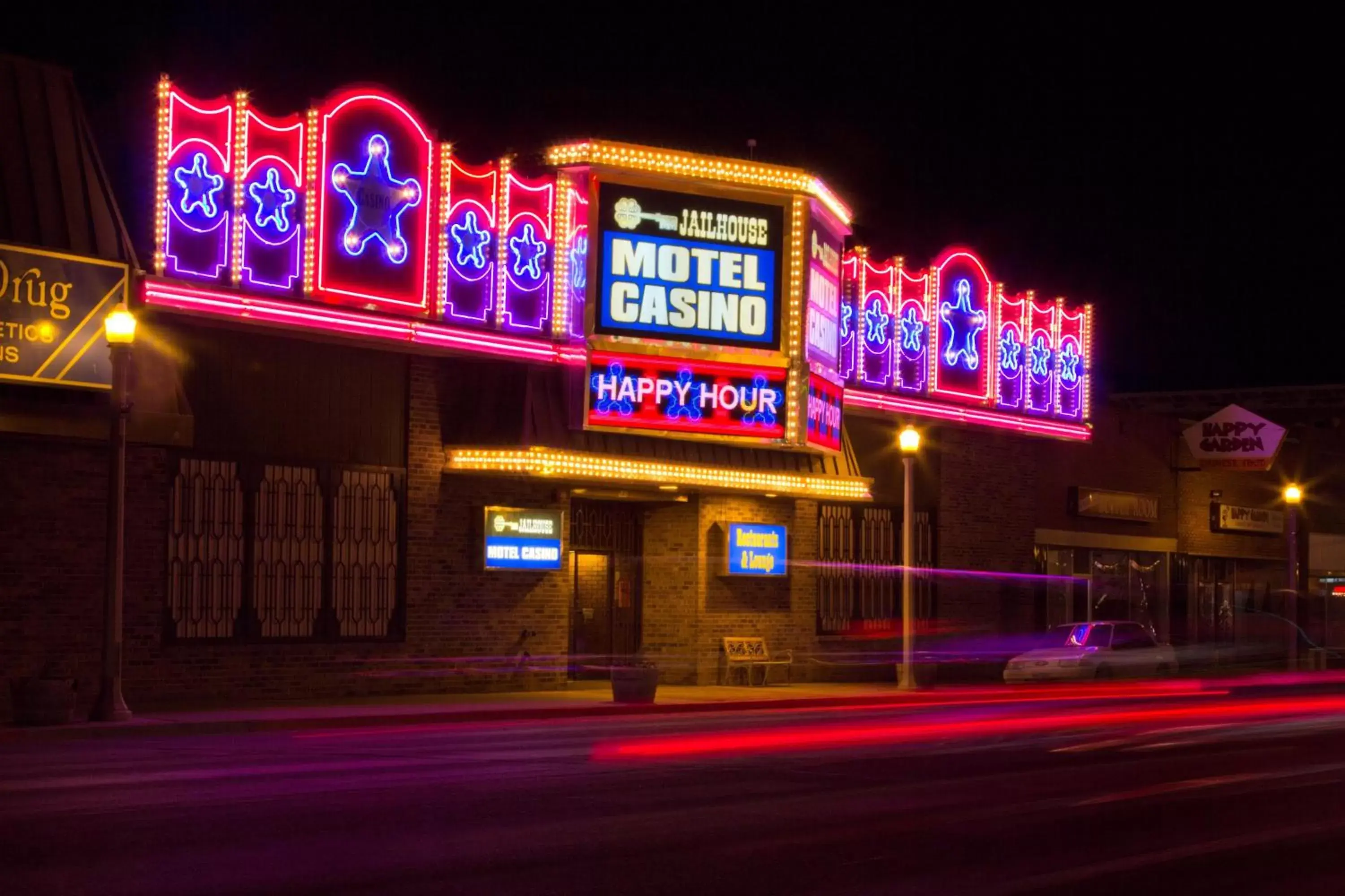 Facade/entrance, Property Building in Jailhouse Motel and Casino