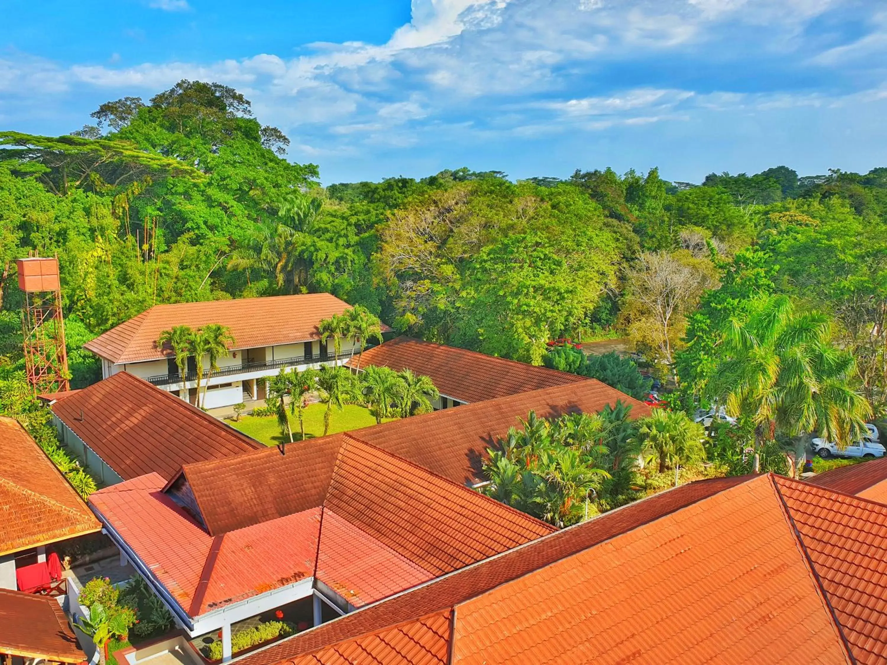 Garden view in Sabah Hotel