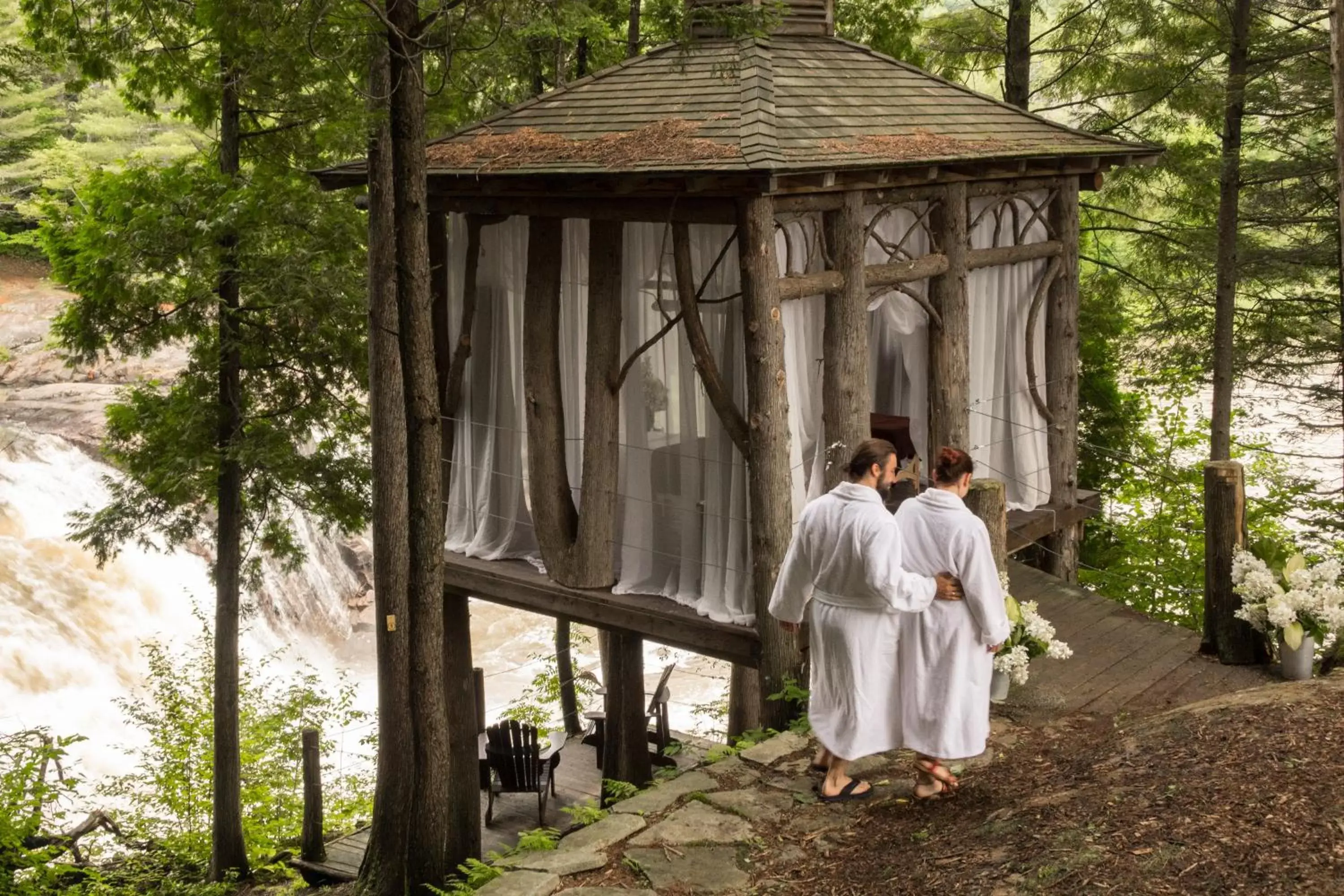 Massage in Le Baluchon Éco-villégiature