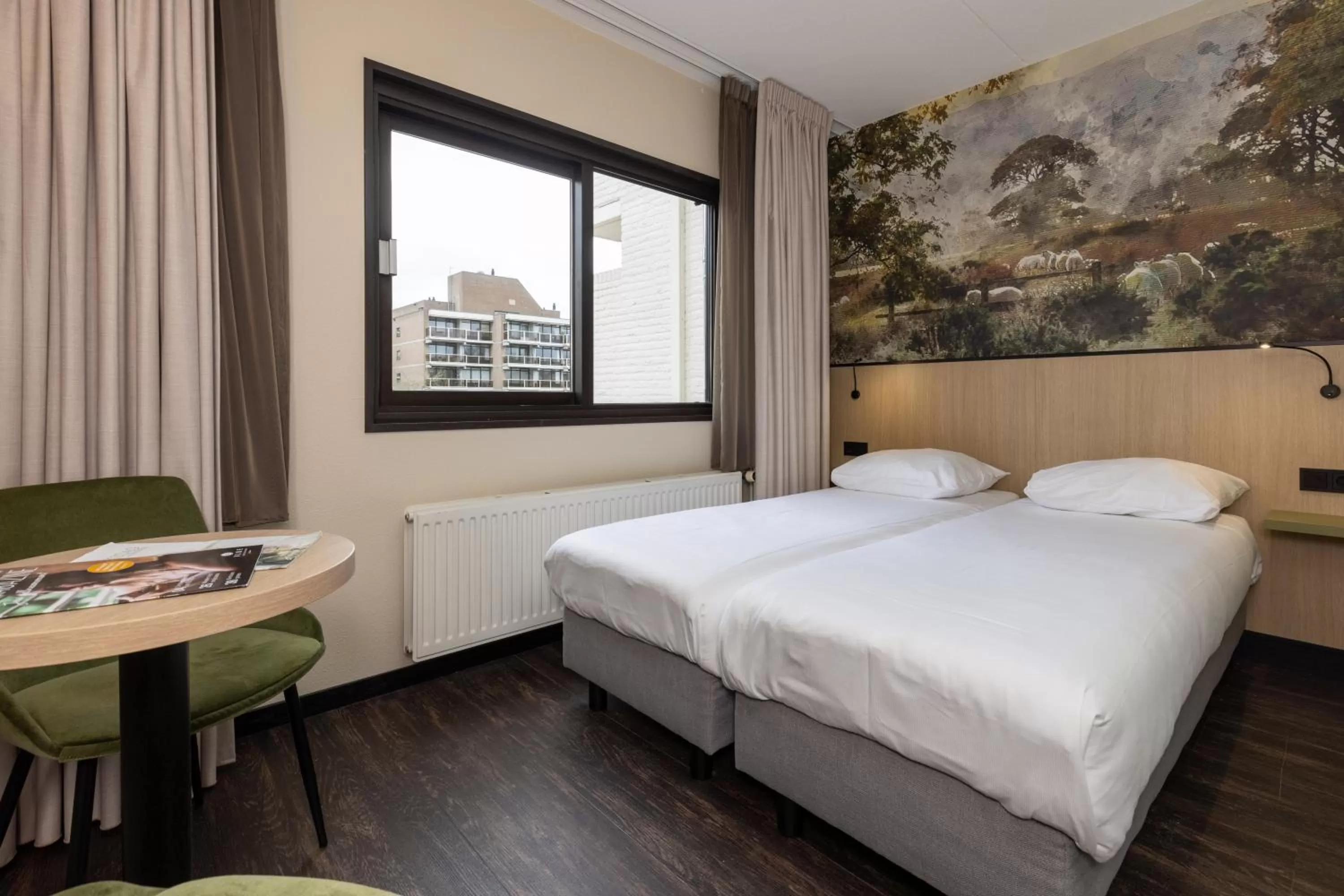 Bedroom, Bed in Fletcher Hotel-Restaurant Frerikshof