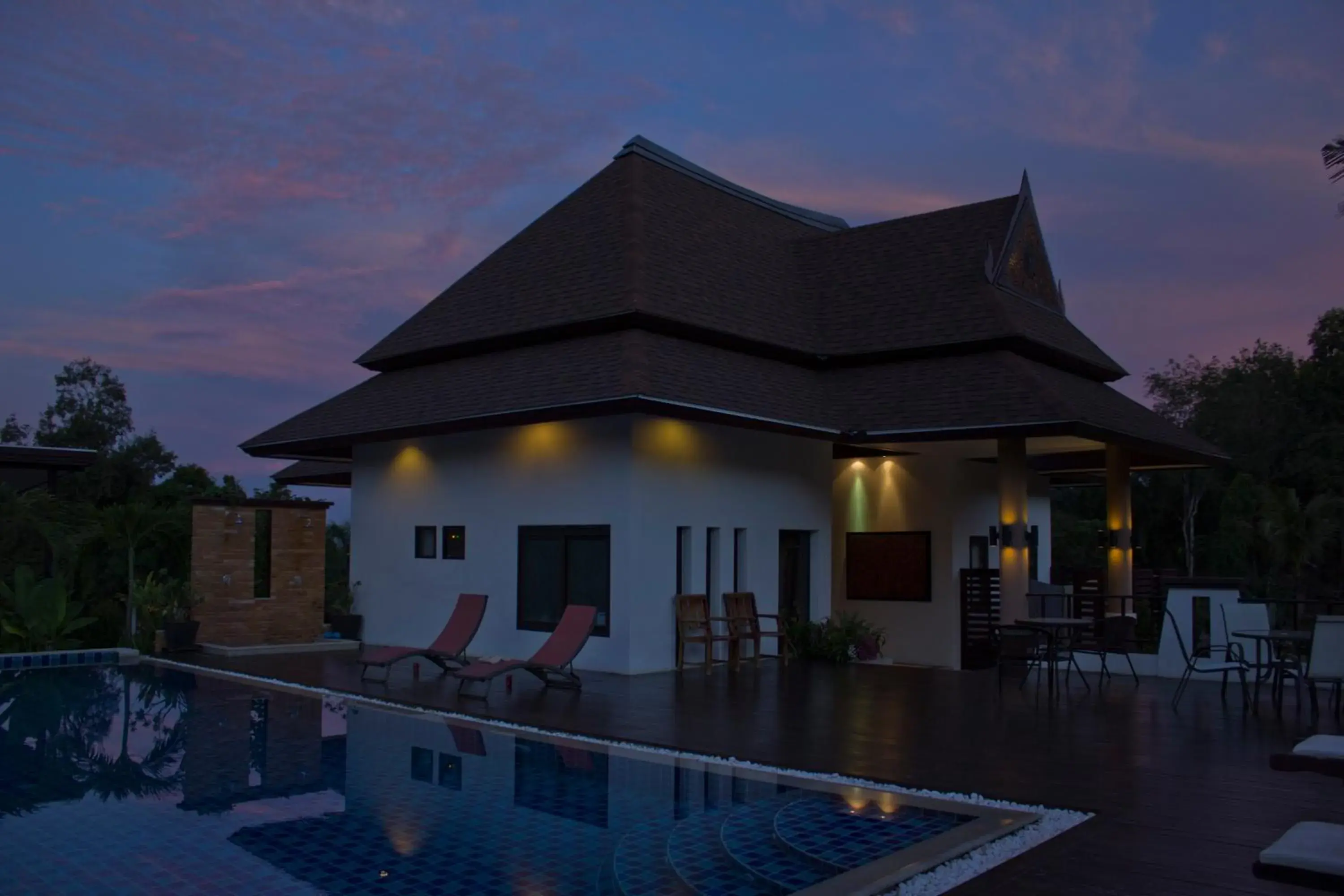 Swimming pool, Property Building in Leelawadee Garden Resort