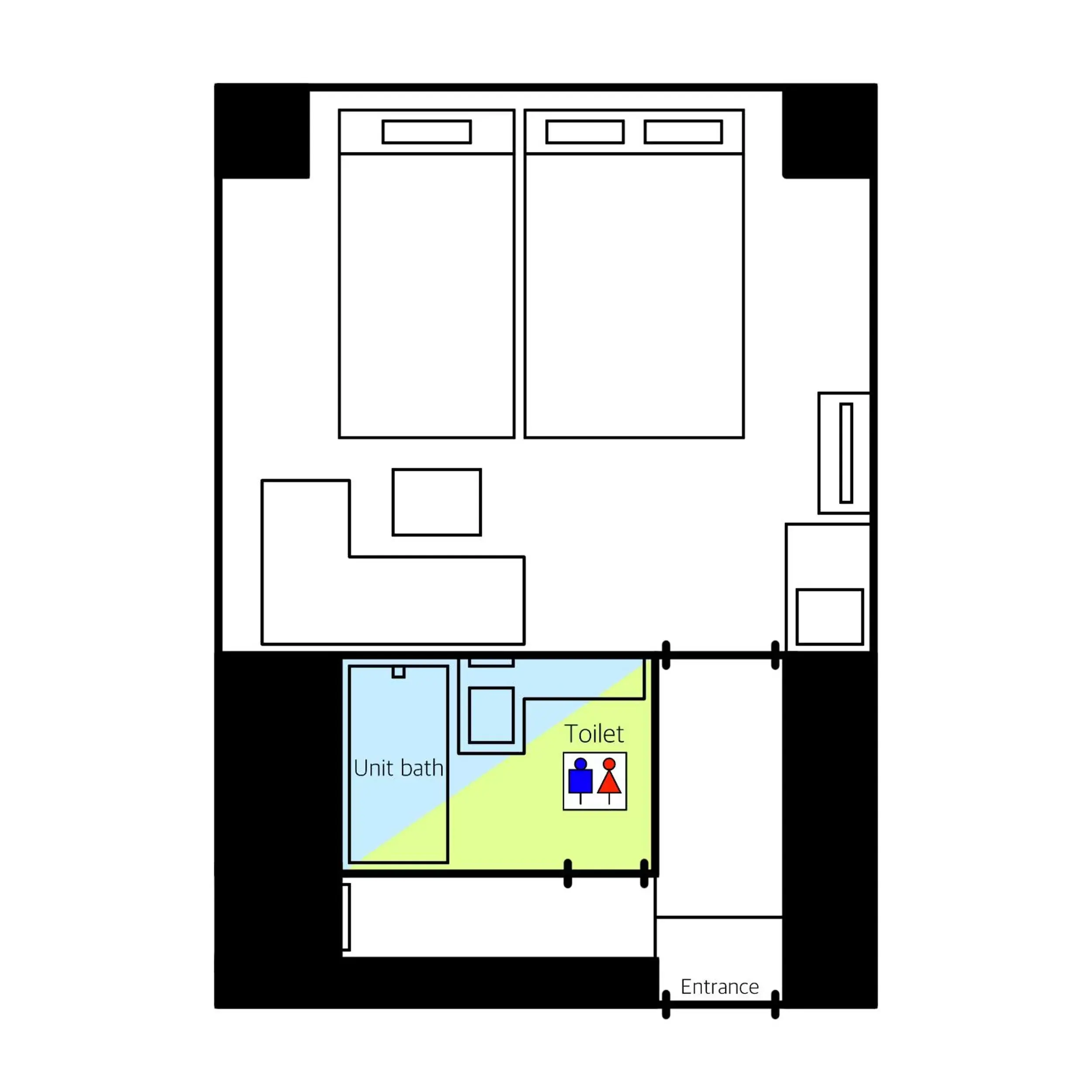 Floor Plan in HOTEL THE HAKATA TERRACE