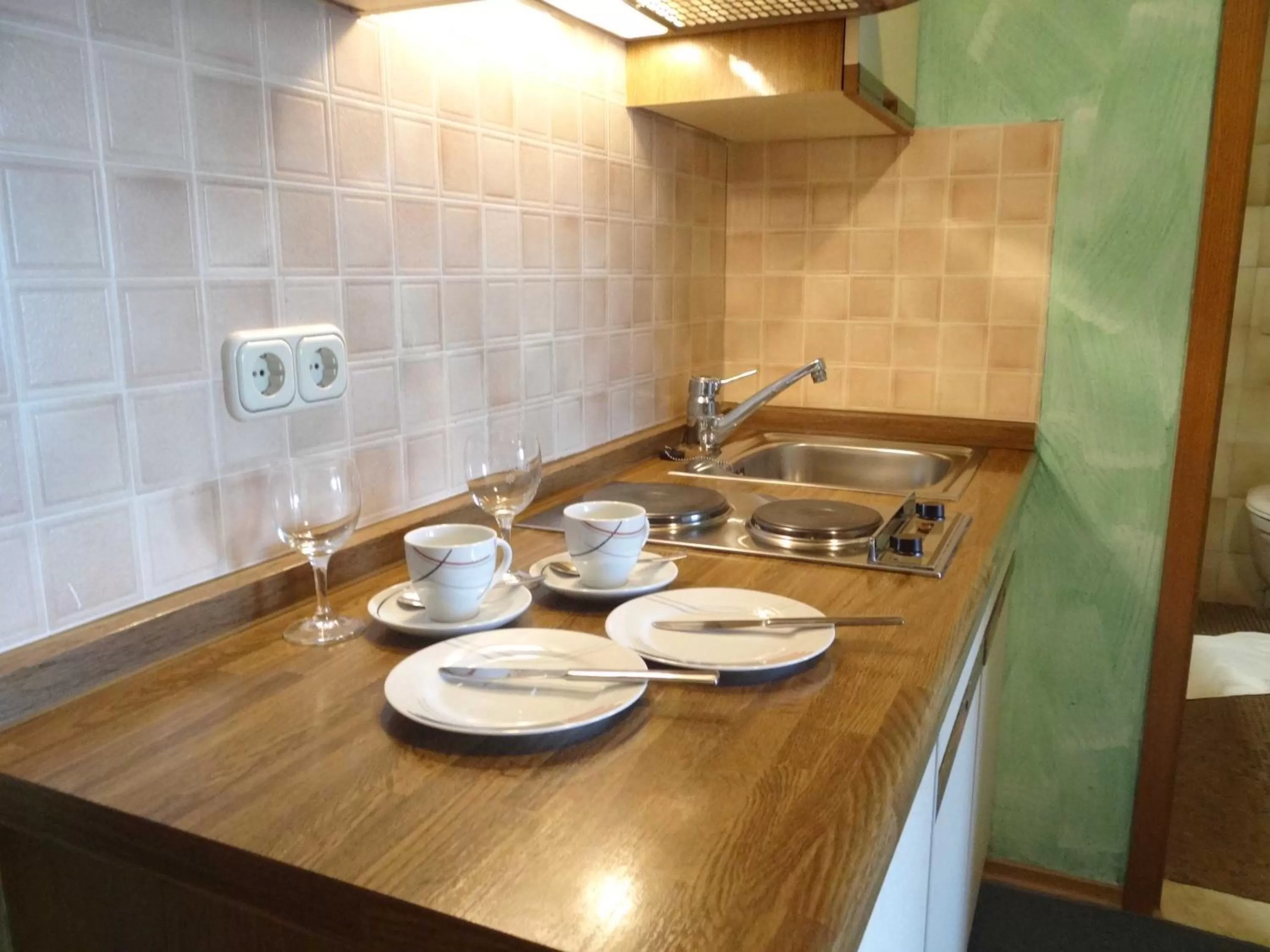 Kitchen or kitchenette in Beim Haxenwirt