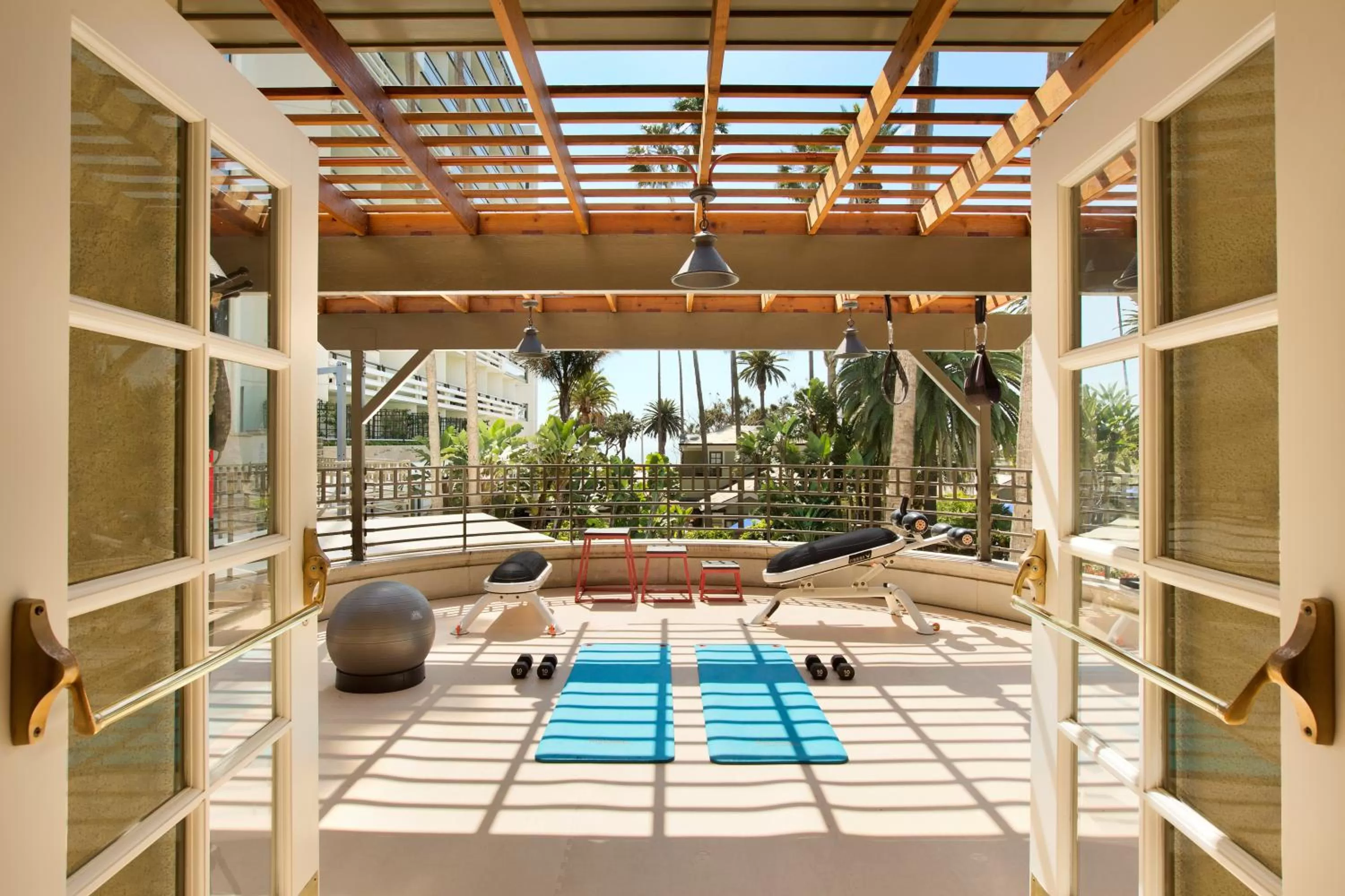 Fitness centre/facilities in Fairmont Miramar Hotel & Bungalows