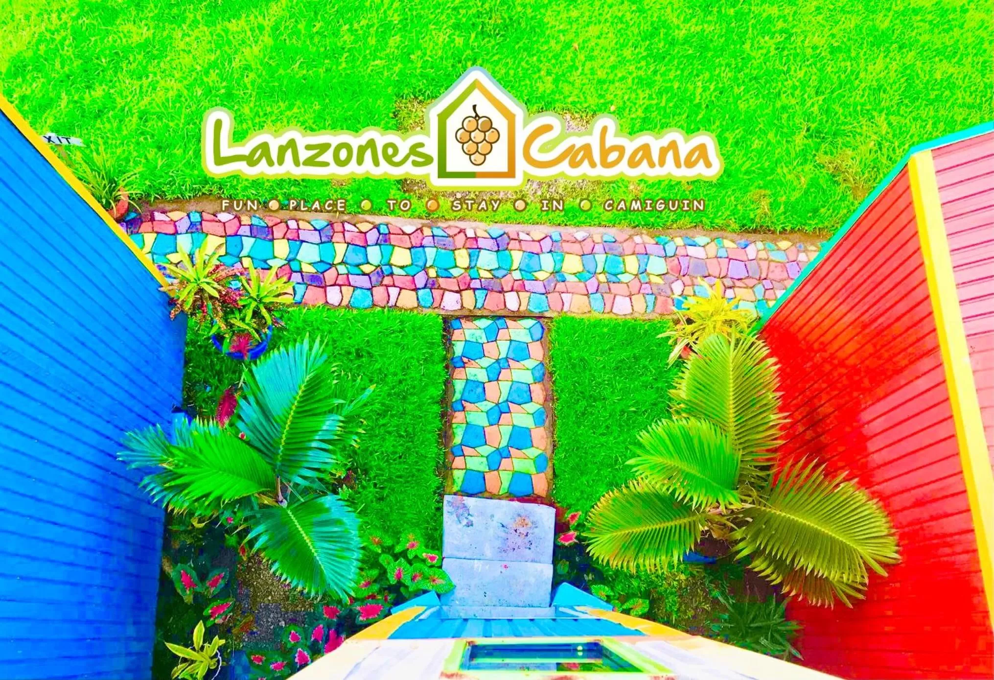 Garden view in Lanzones Cabana