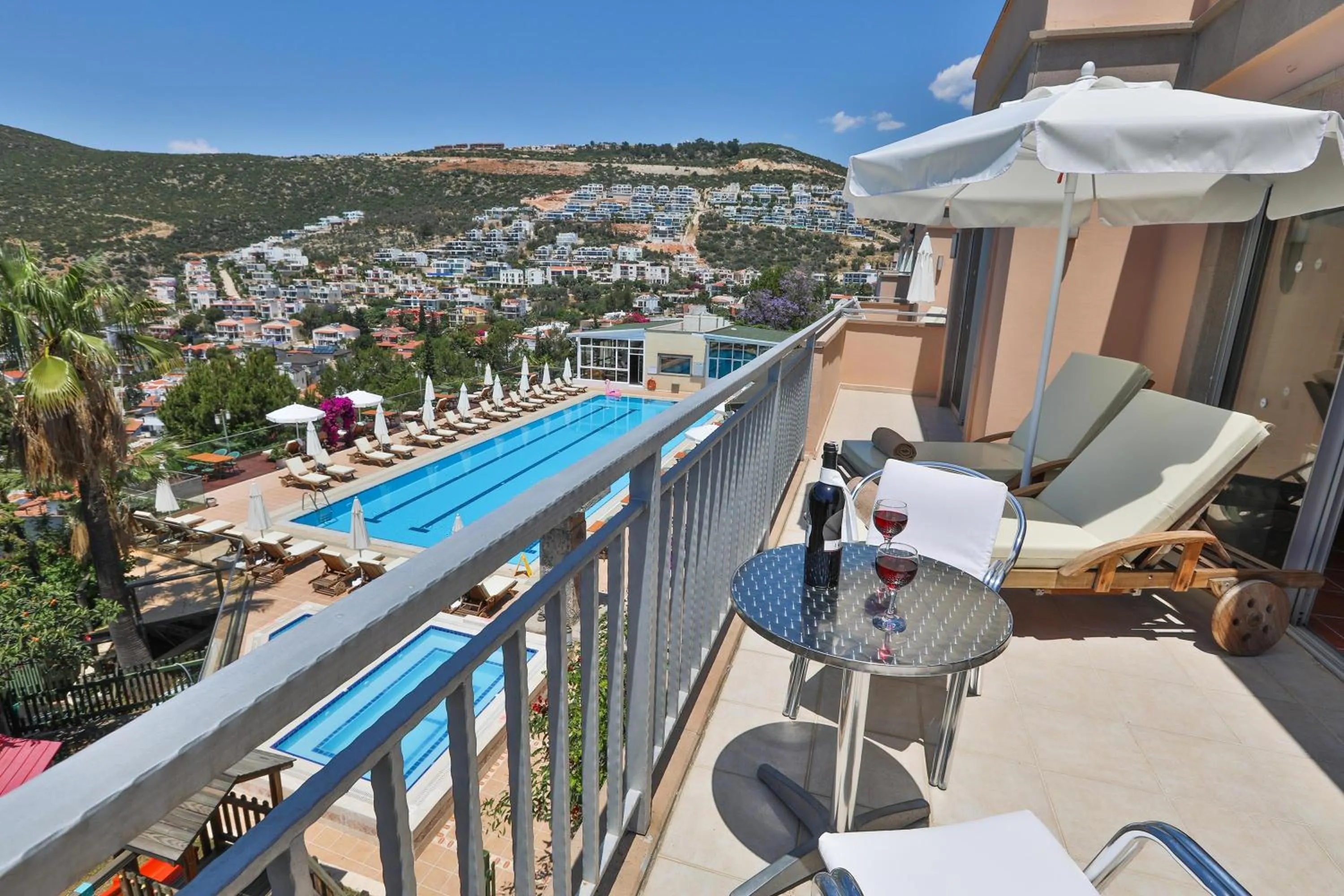 Balcony/Terrace in Happy Hotel Kalkan