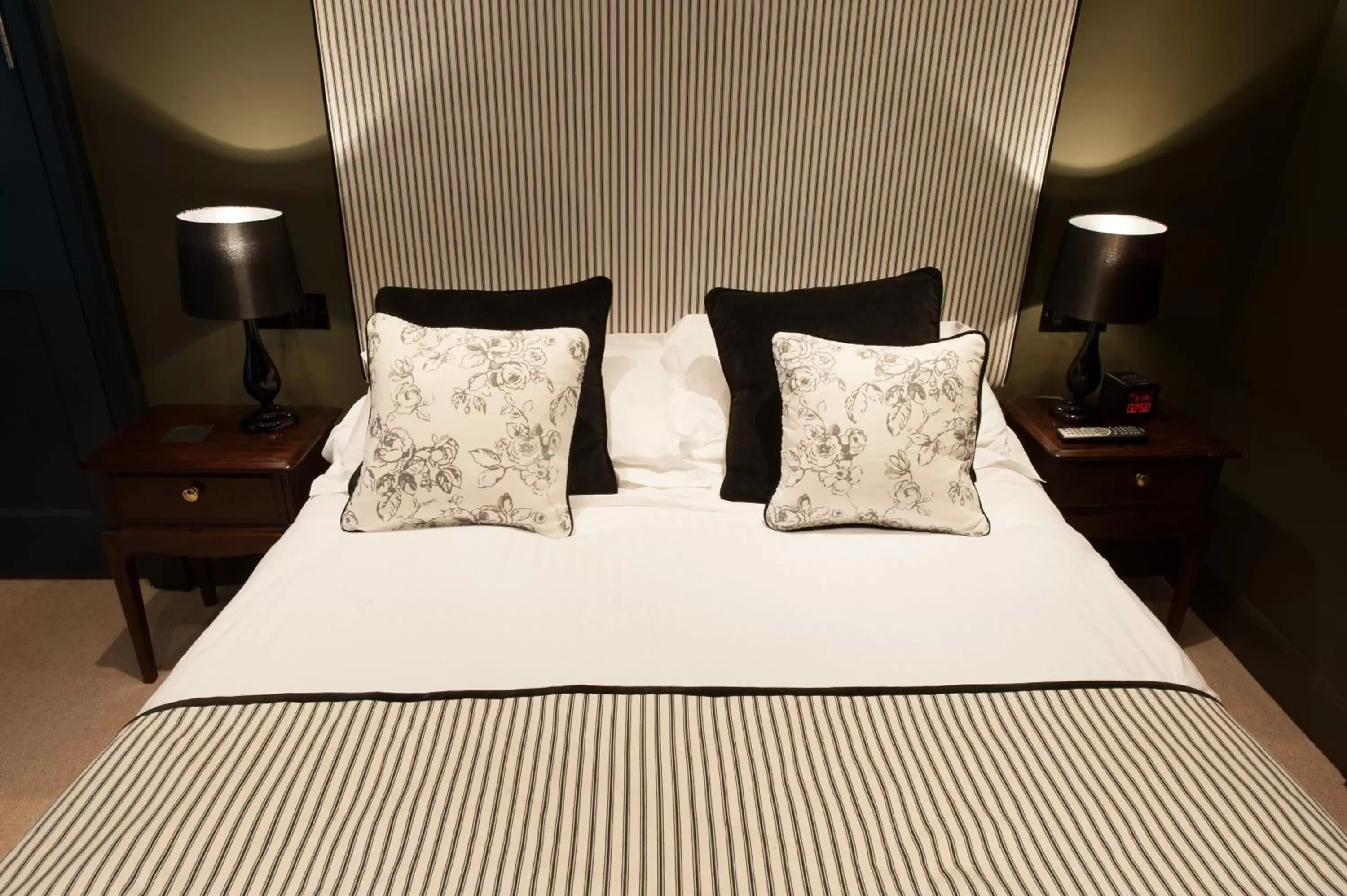 Bed in No. 11 Boutique Hotel & Brasserie