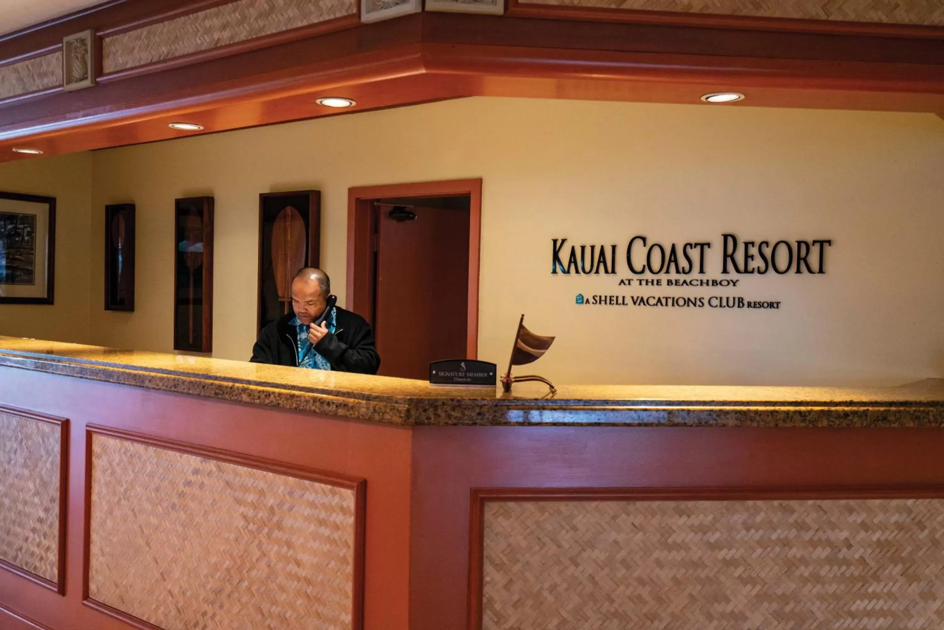 Lobby or reception in Kauai Coast Resort at the Beach Boy