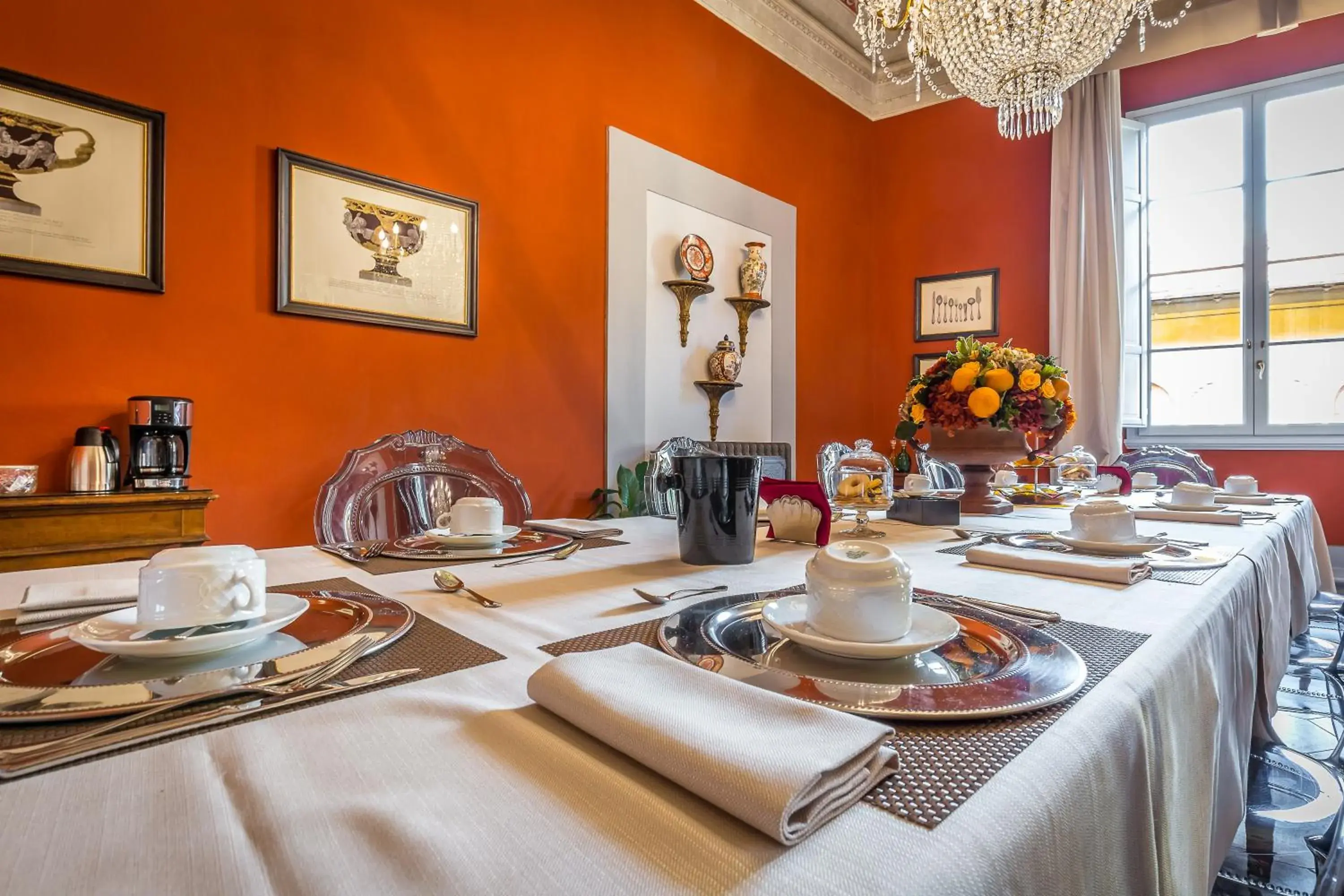 Buffet breakfast, Restaurant/Places to Eat in Palazzo Ridolfi - Residenza d'Epoca