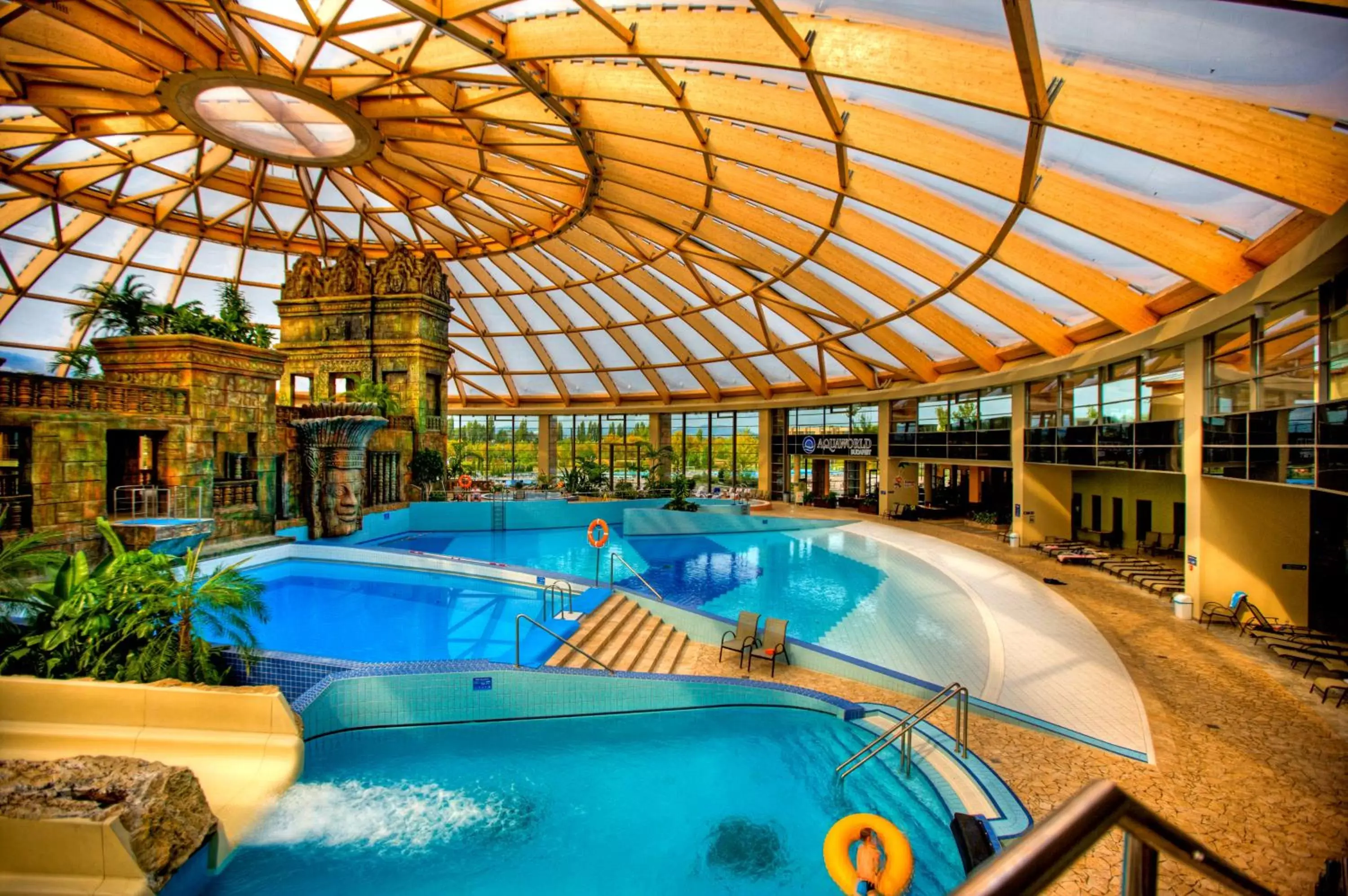 Day, Swimming Pool in Aquaworld Resort Budapest