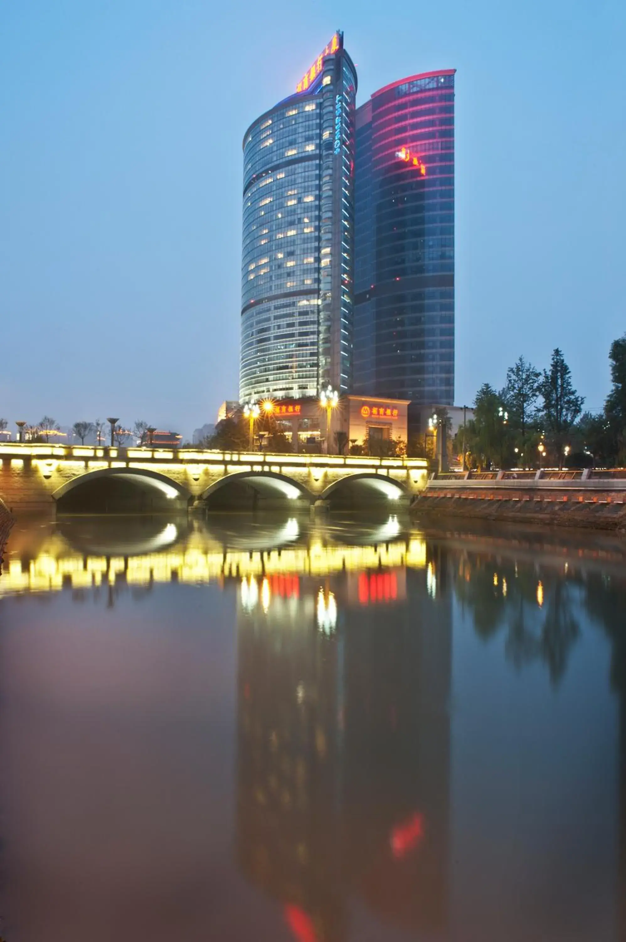 Facade/entrance in Somerset Riverview Chengdu