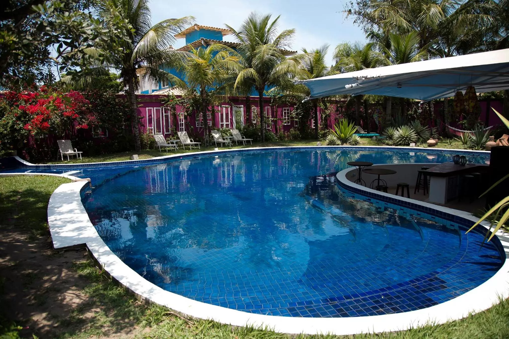 Swimming pool in Hospedaria Entre Amigos