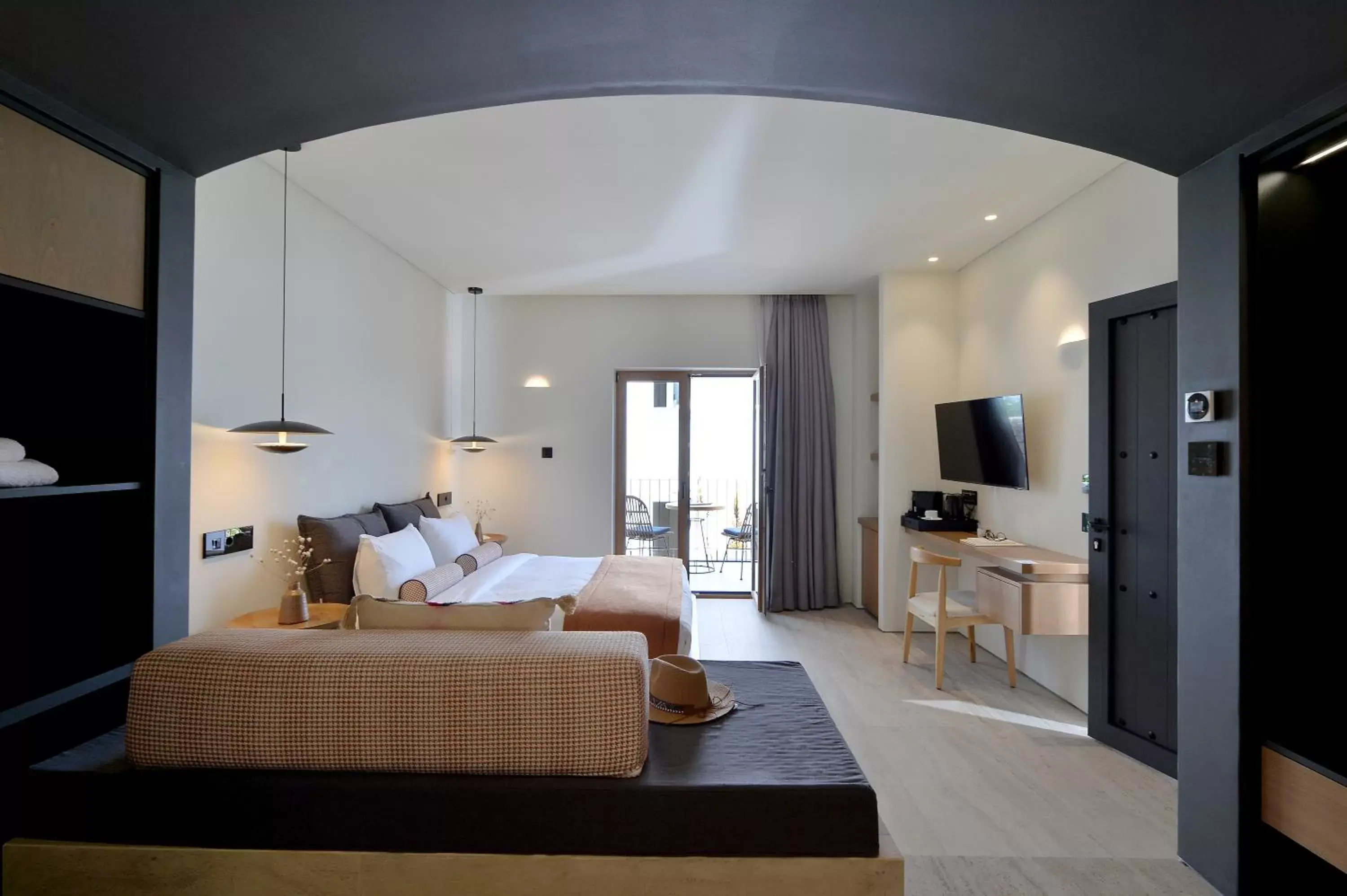 Bedroom, Bed in Aktaion Beach Boutique Hotel & Spa