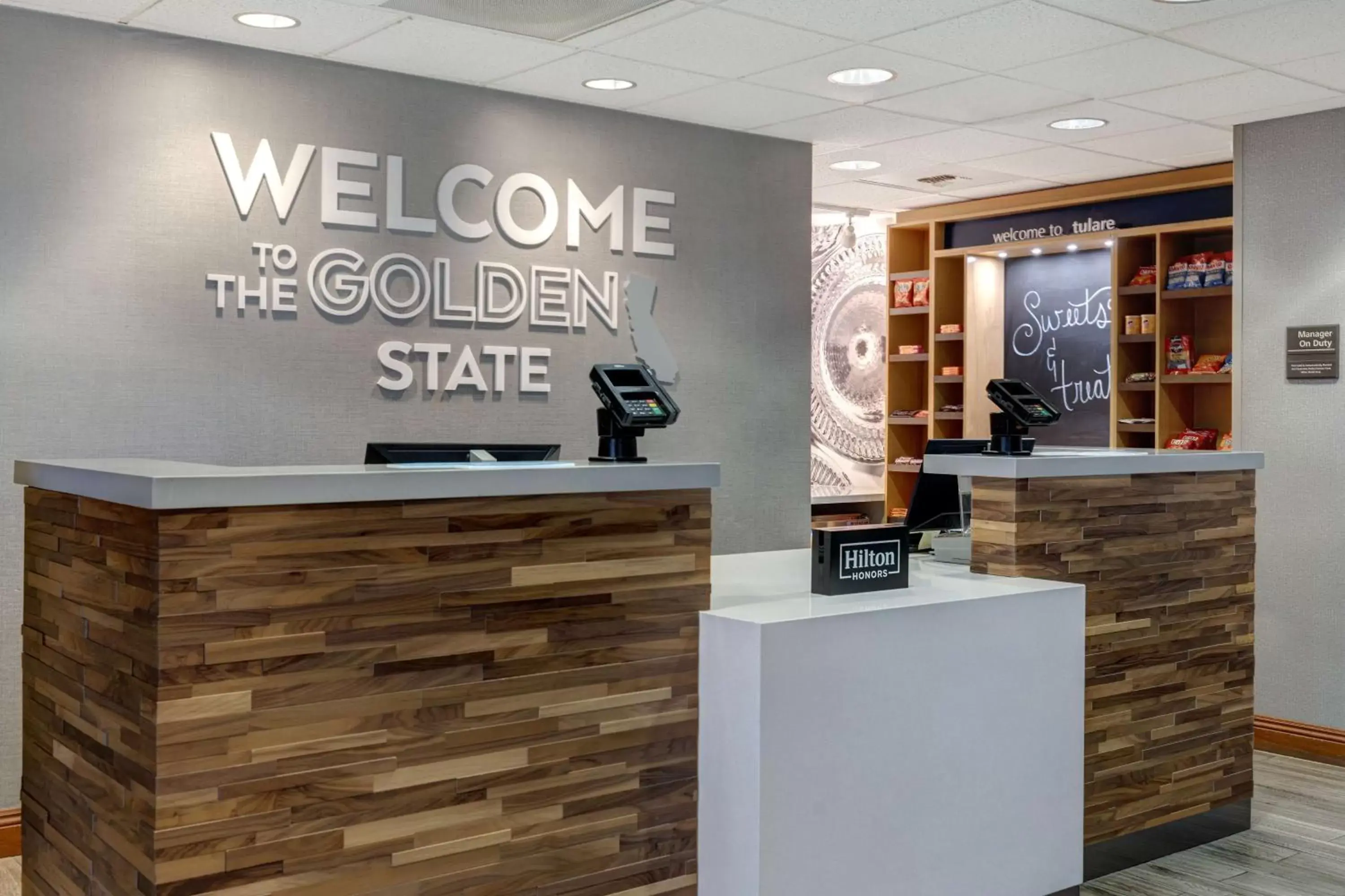 Lobby or reception in Hampton Inn & Suites Tulare Lobby or reception in Hampton Inn & Suites Tulare