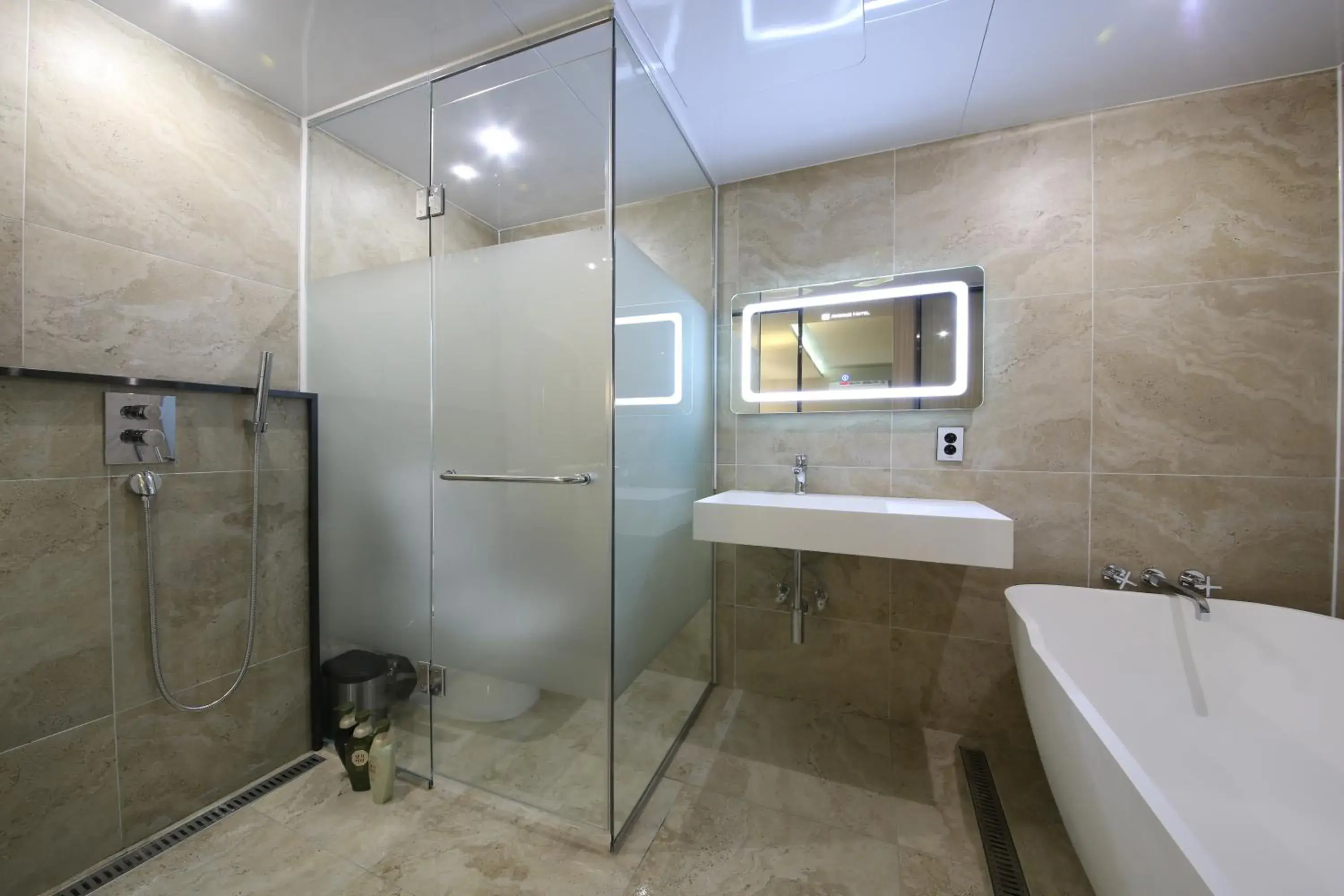 Shower, Bathroom in Avenue Hotel