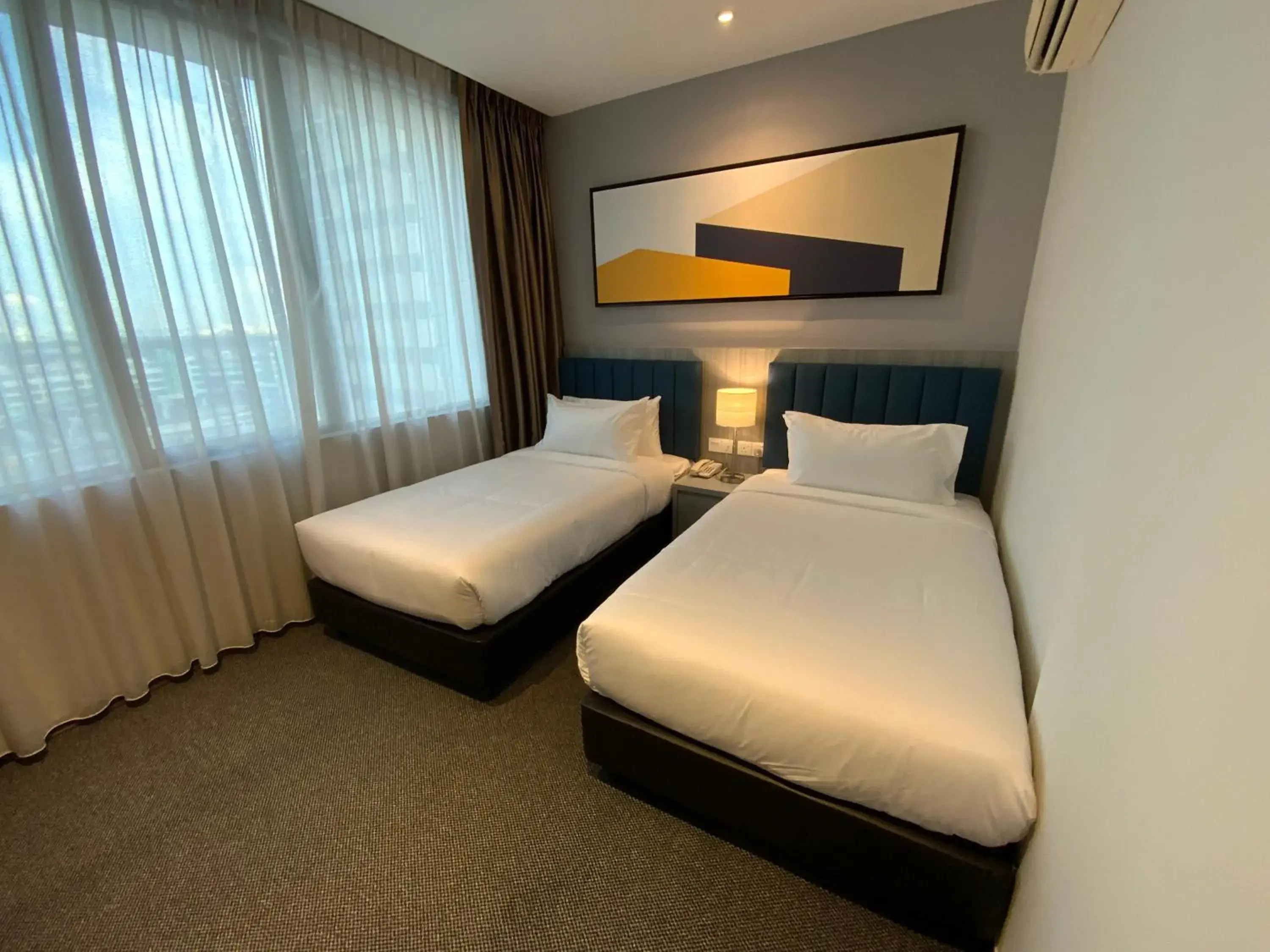 Bed in Fives Hotel Johor Bahru City Centre