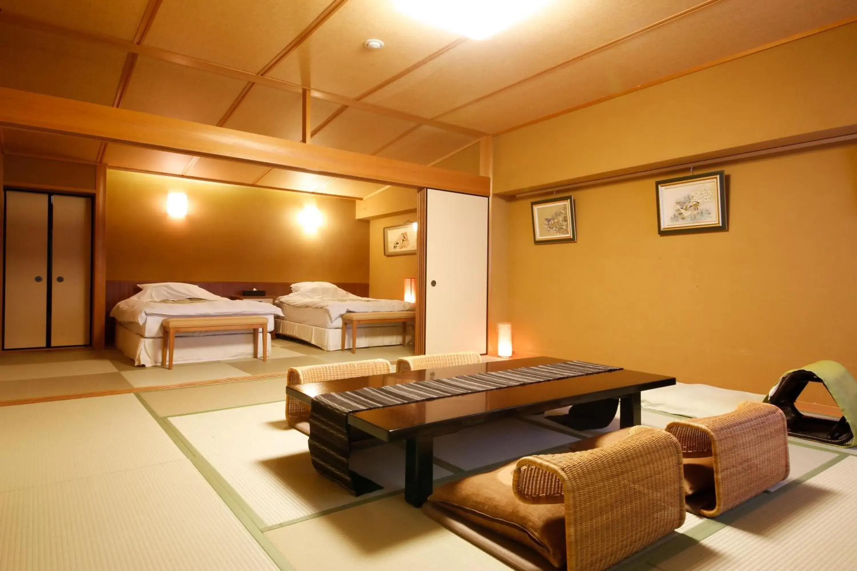 Luxury Suite with Open-Air Bath and Tatami Area - Non-Smoking in Arima Hot spring Ryokan Hanamusubi
