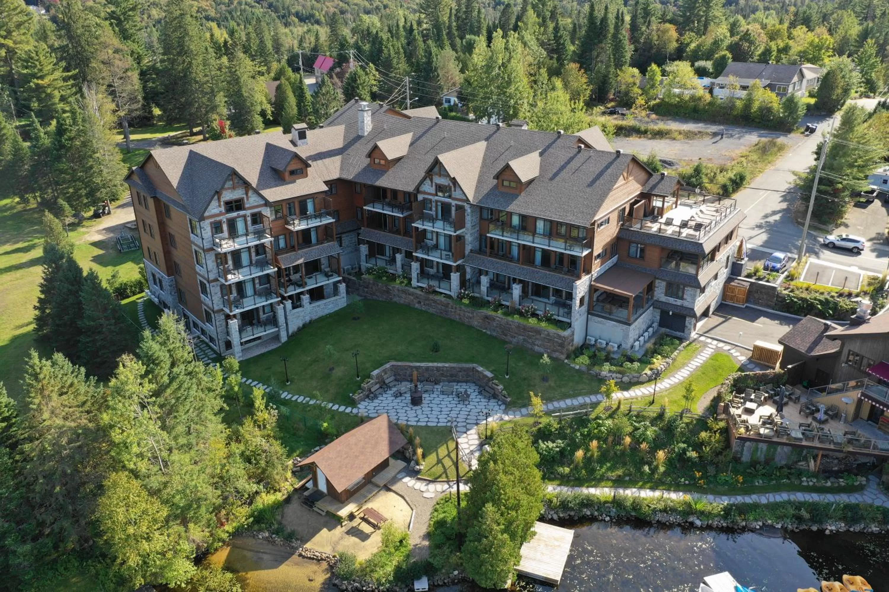 Bird's eye view in Le Viking Resort