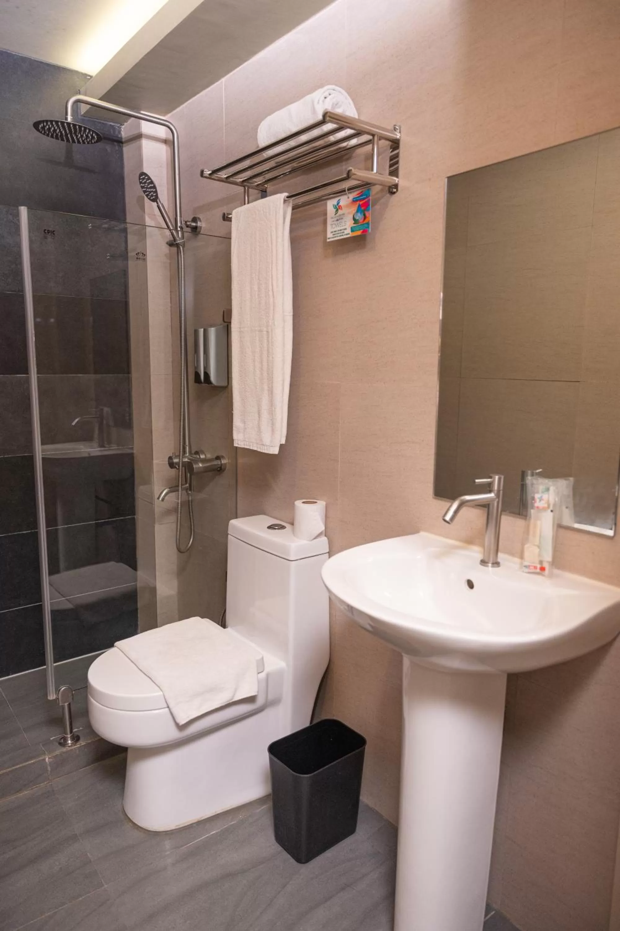 Toilet in Felicity Island Hotel