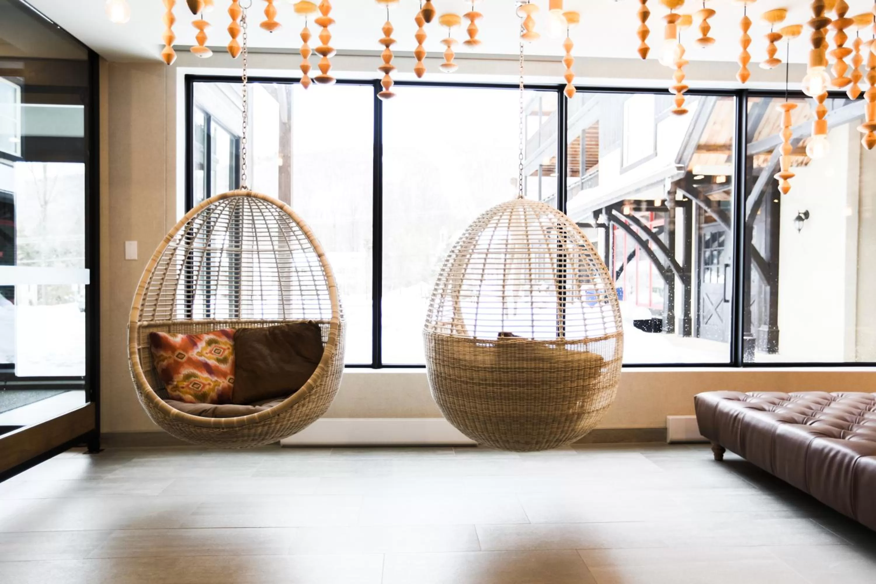 Lobby or reception, Bed in Espace 4 Saisons