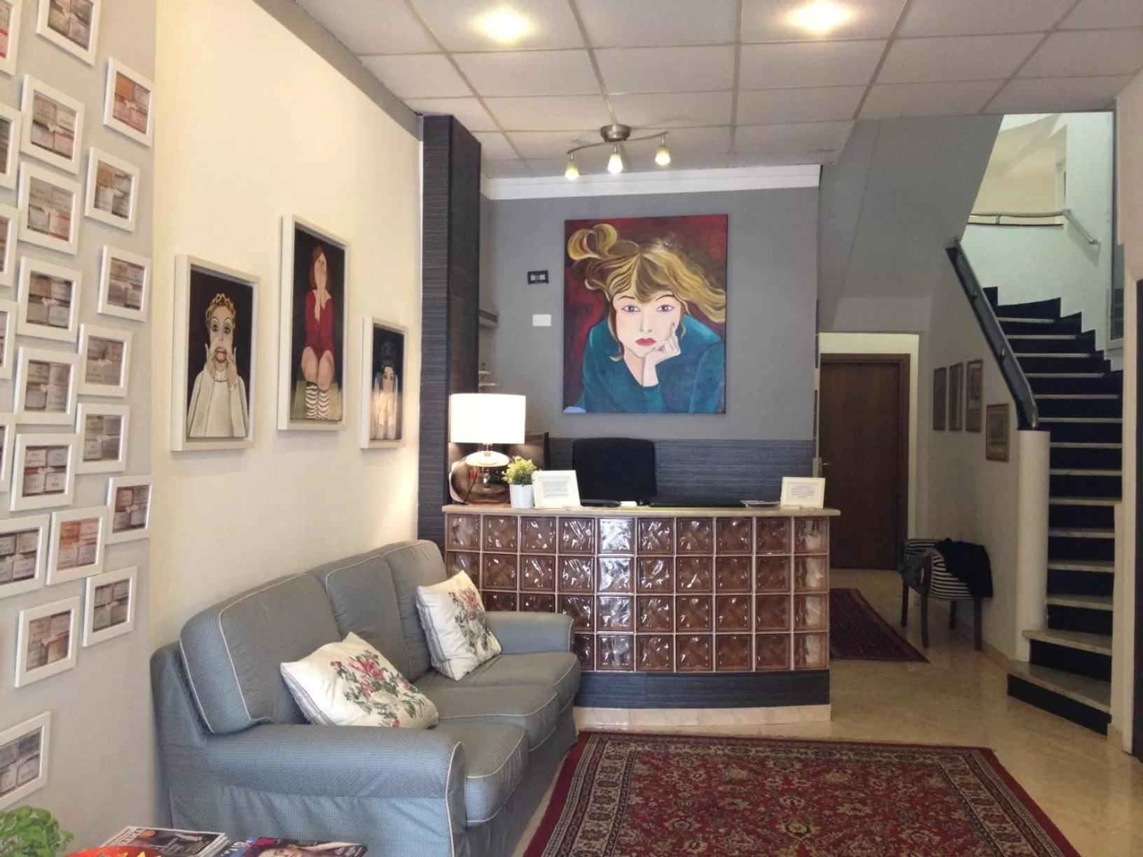 Lobby or reception in Hotel Genziana