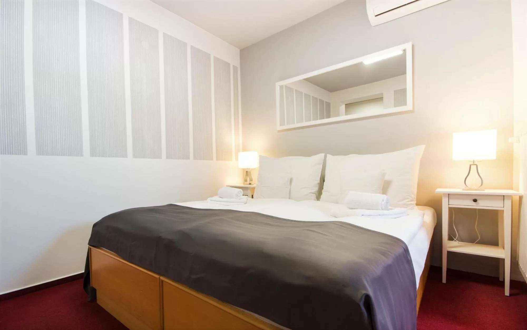 Bed in Hotel Maroli Mikulov