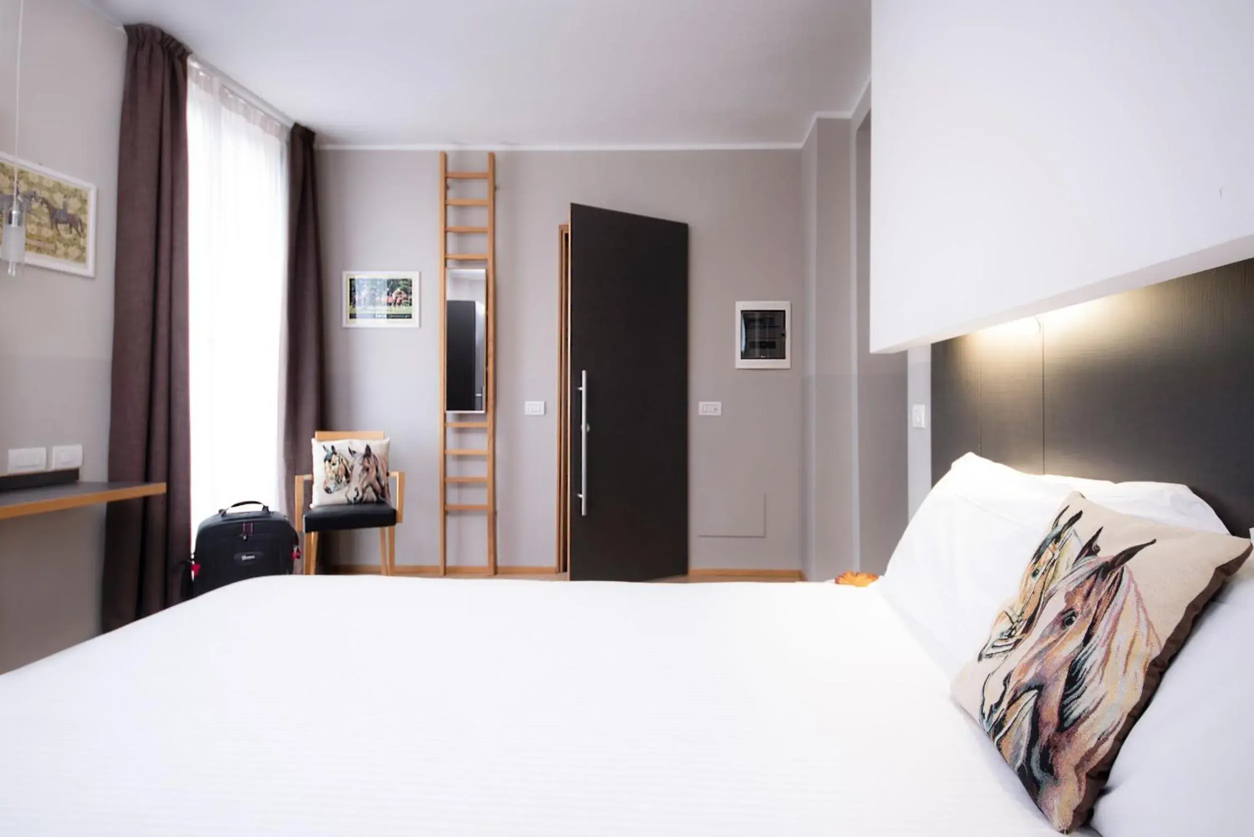Bedroom, Bed in Hotel Osteria della Pista