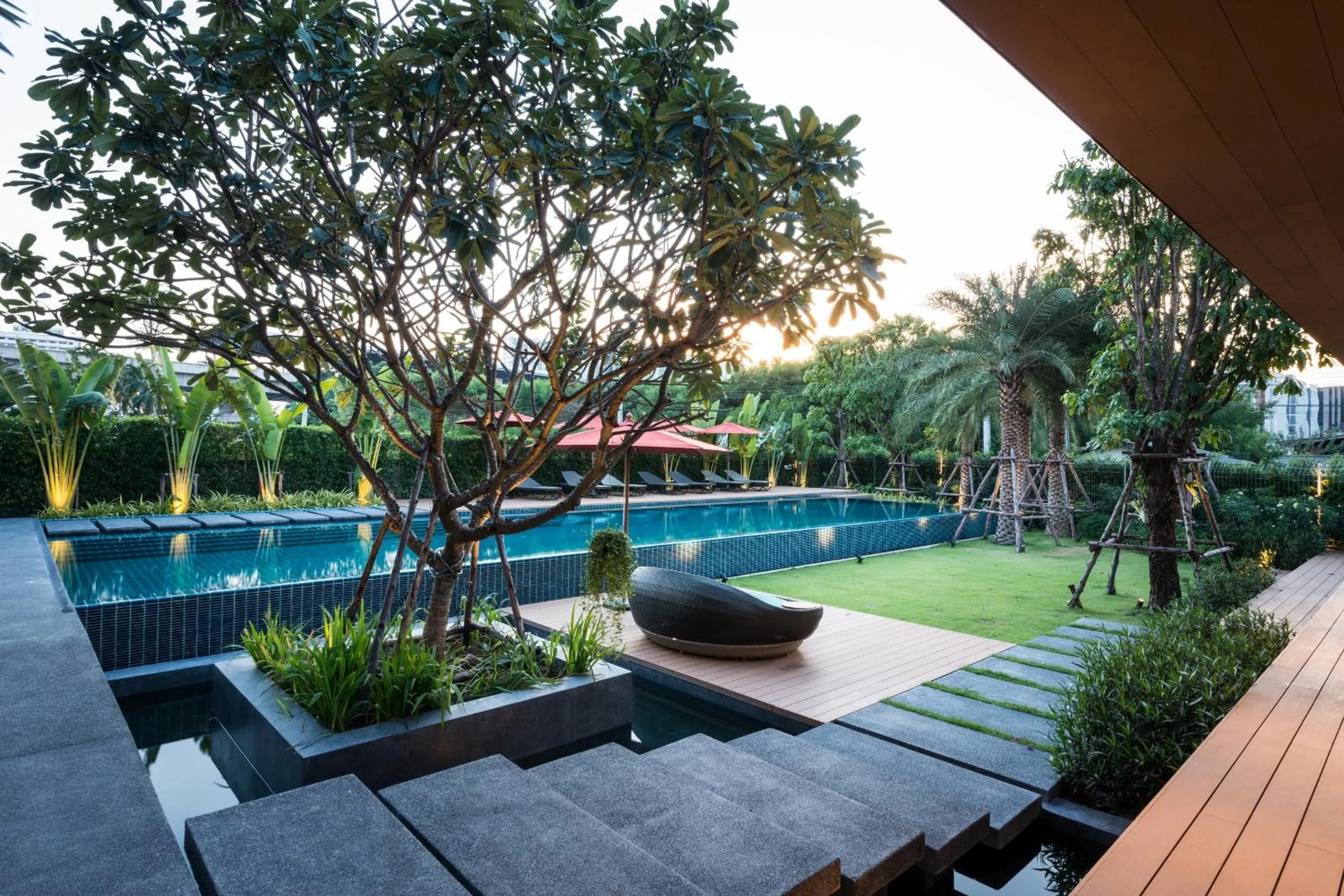 Swimming pool in The Silver Palm Wellness Resort