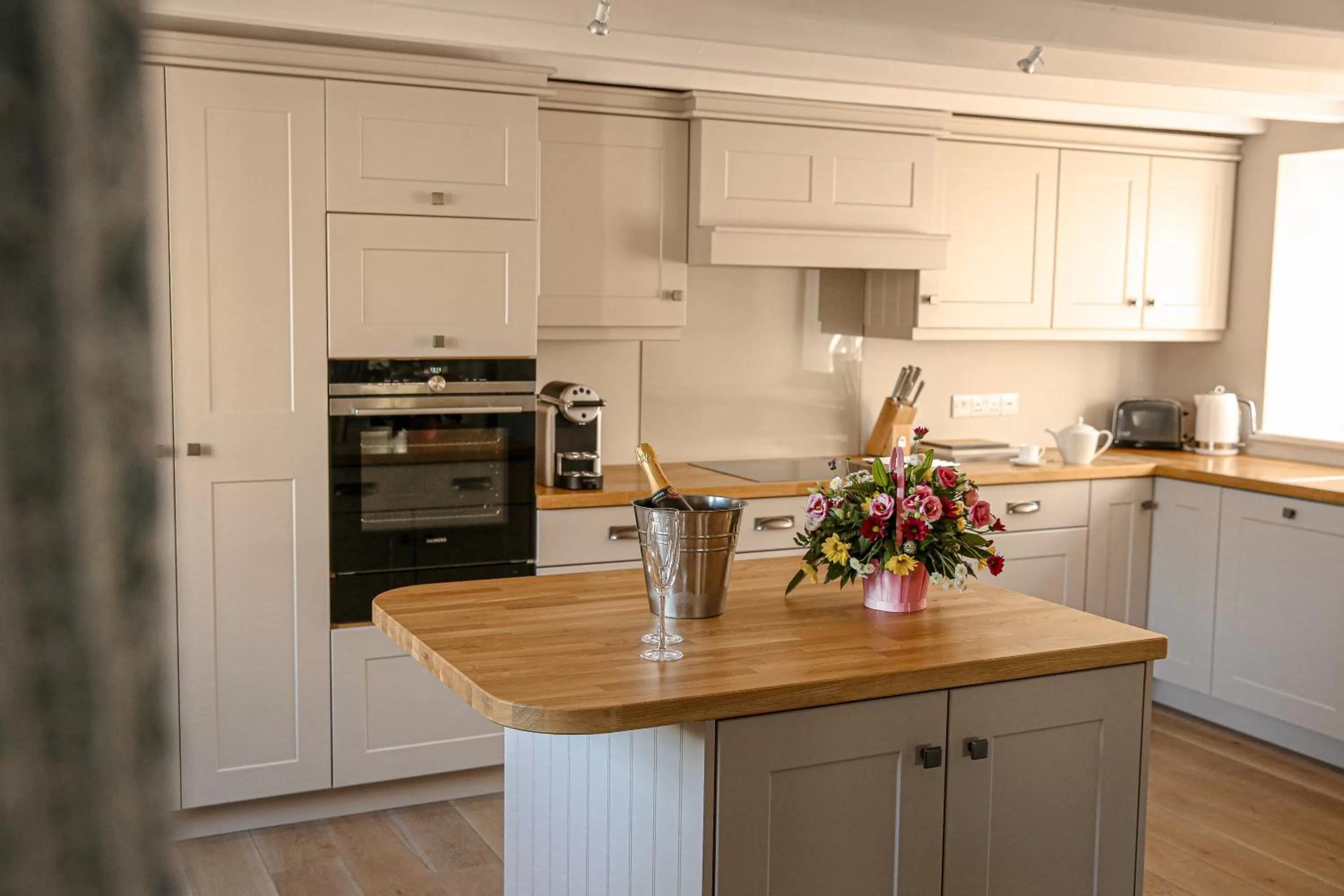 Kitchen or kitchenette in Farlam Hall Hotel & Restaurant