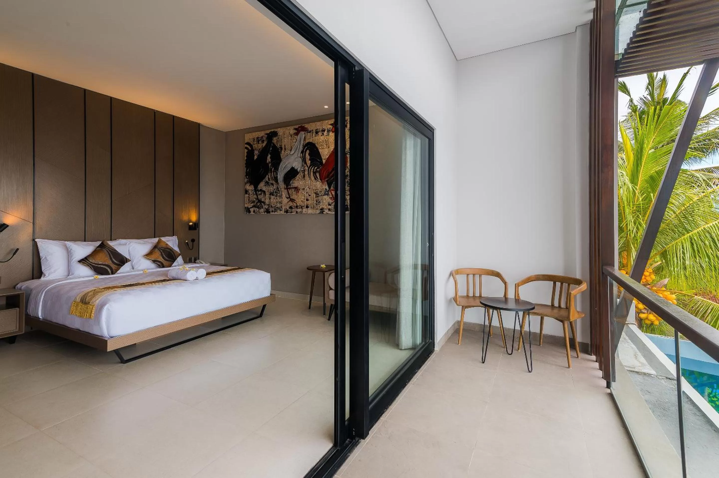 Bed in Padmasari Resort Lovina