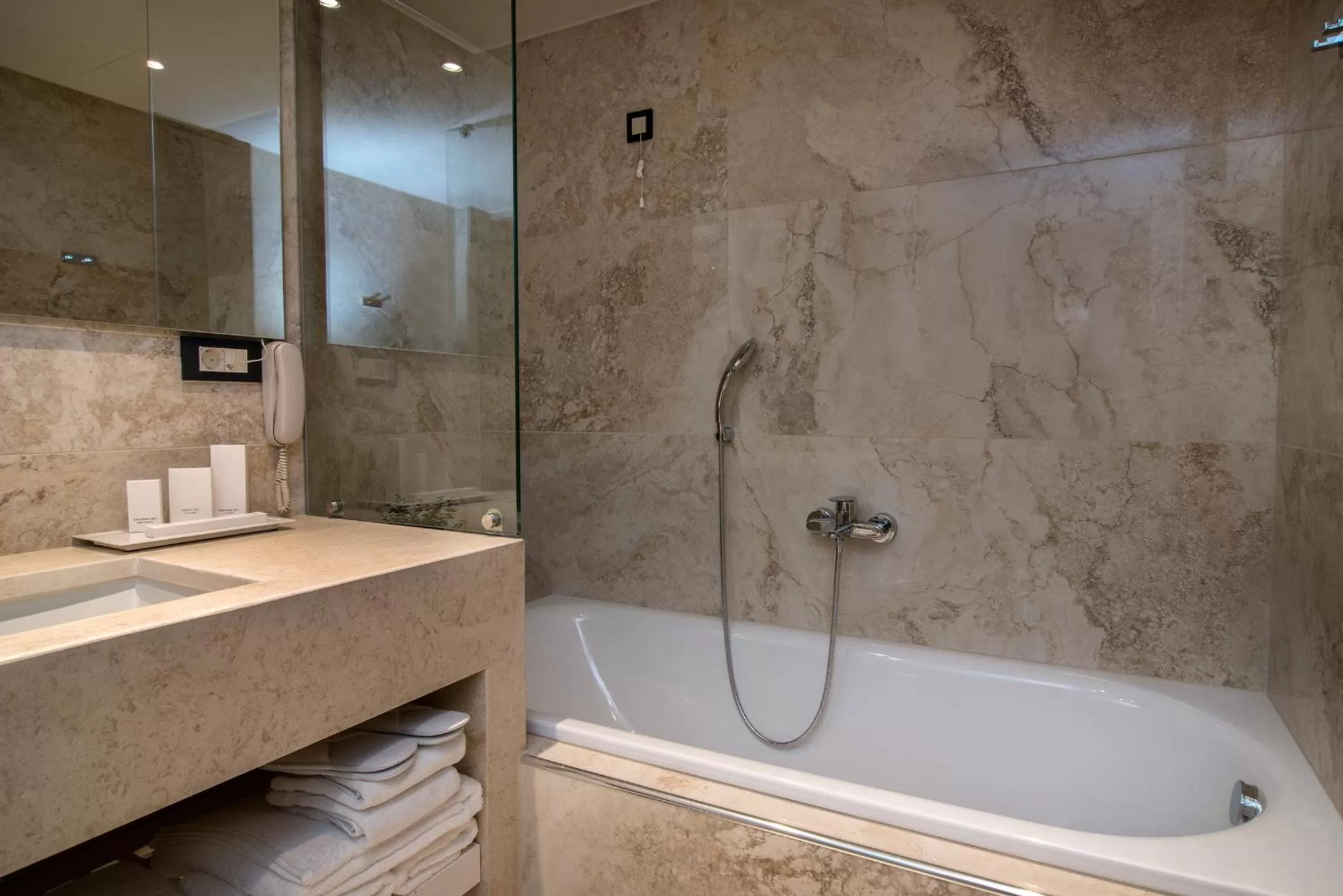 Bathroom in Civitel Akali Hotel